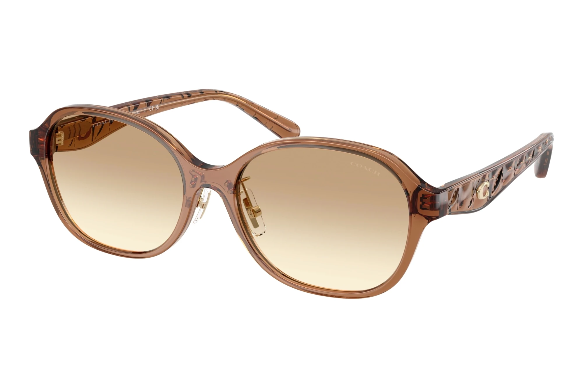 Coach   HC8445D 565413 Clear BrownTransparent Brown