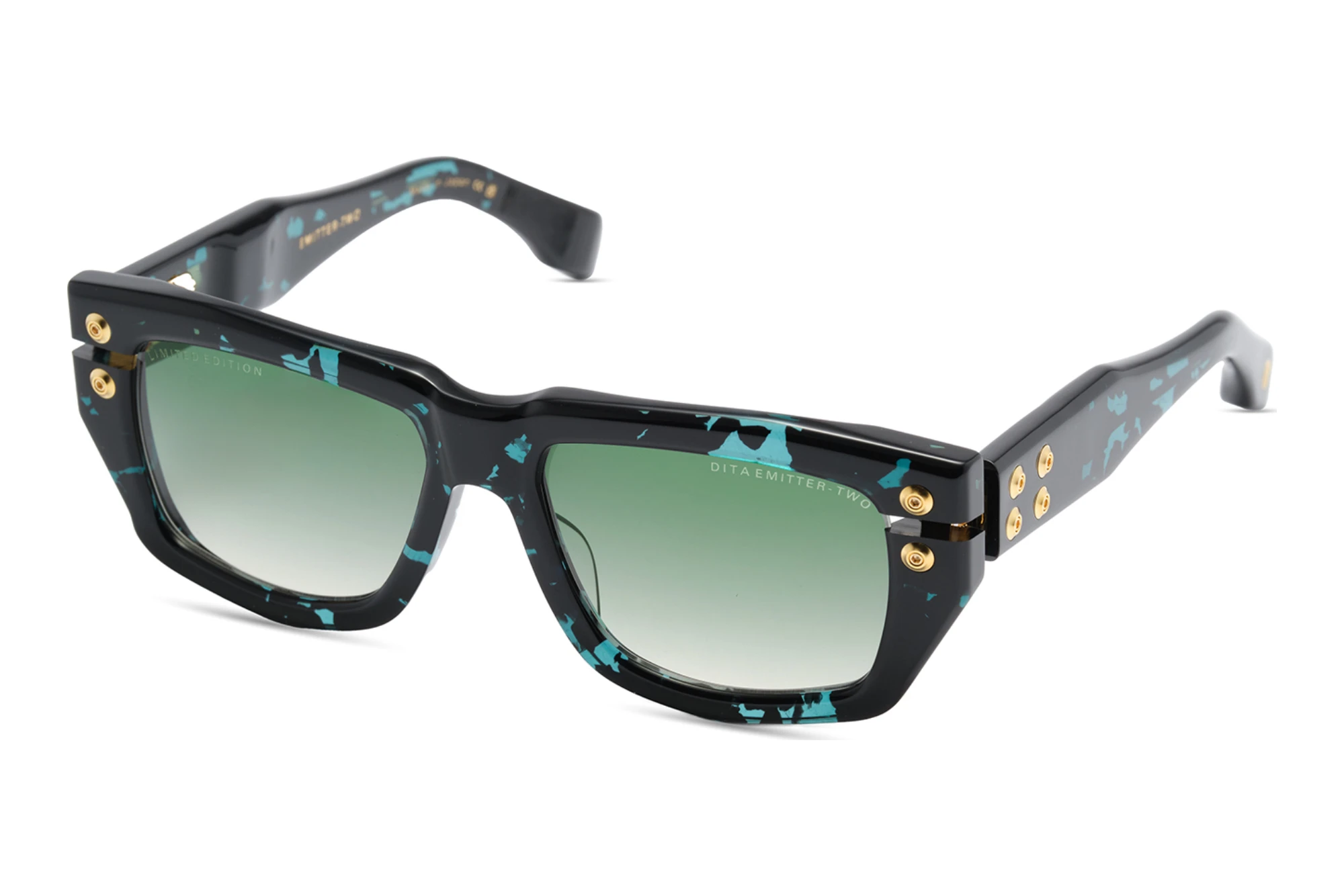 DITA   DTS-445 02A LUNAR FOREST GRADIENTSTORM TORTOISE - YELLOW GOLD