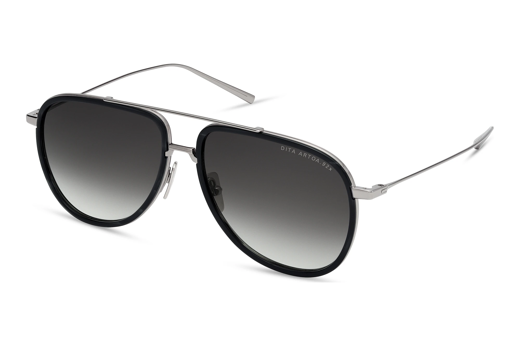 DITA   DTS-472 04A DARK GREY TO CLEAR GRADIENTBLACK PALLADIUM - INK SWIRL