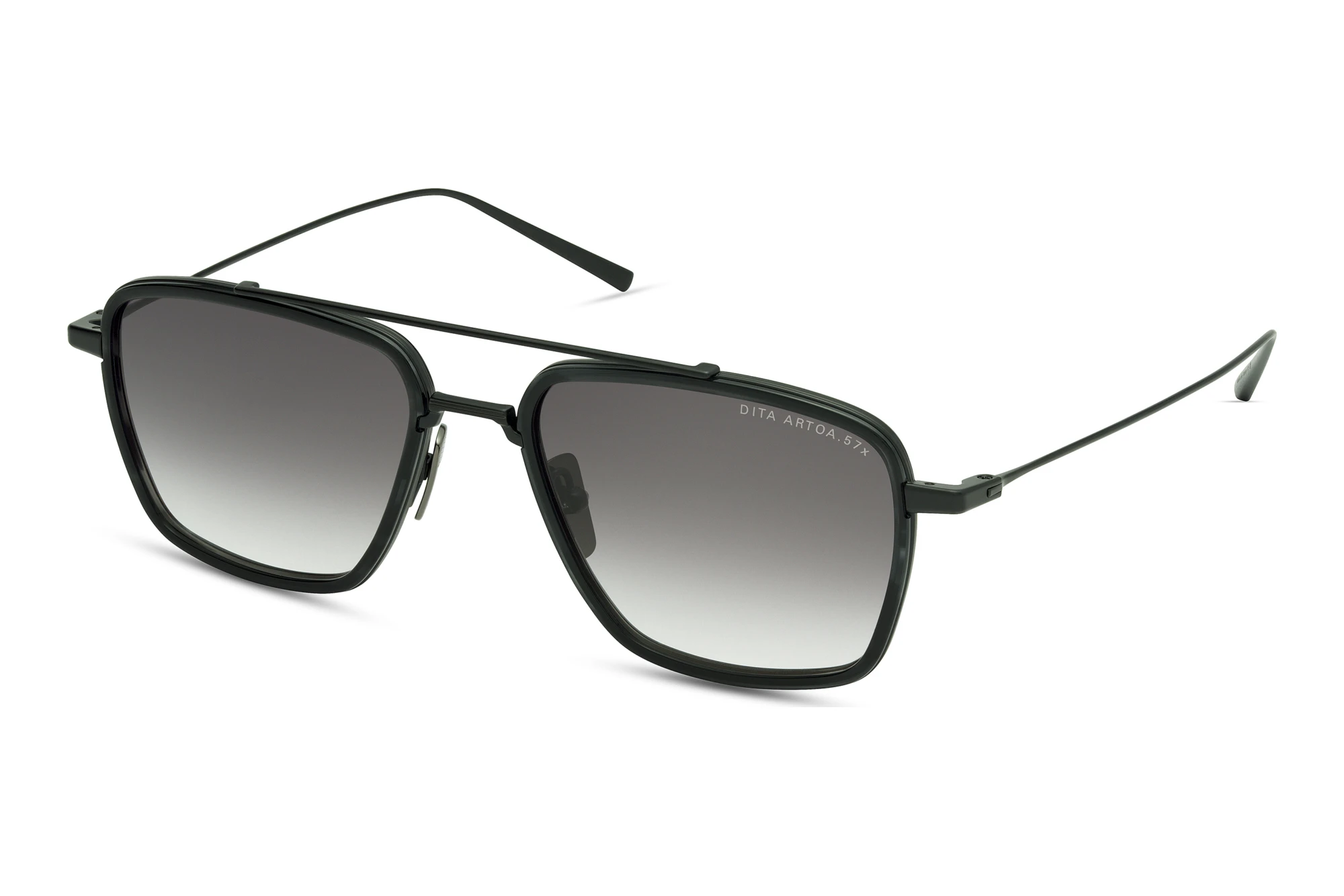 DITA   DTS-476 03A DARK GREY TO CLEAR GRADIENTMATTE BLACK - INK SWIRL