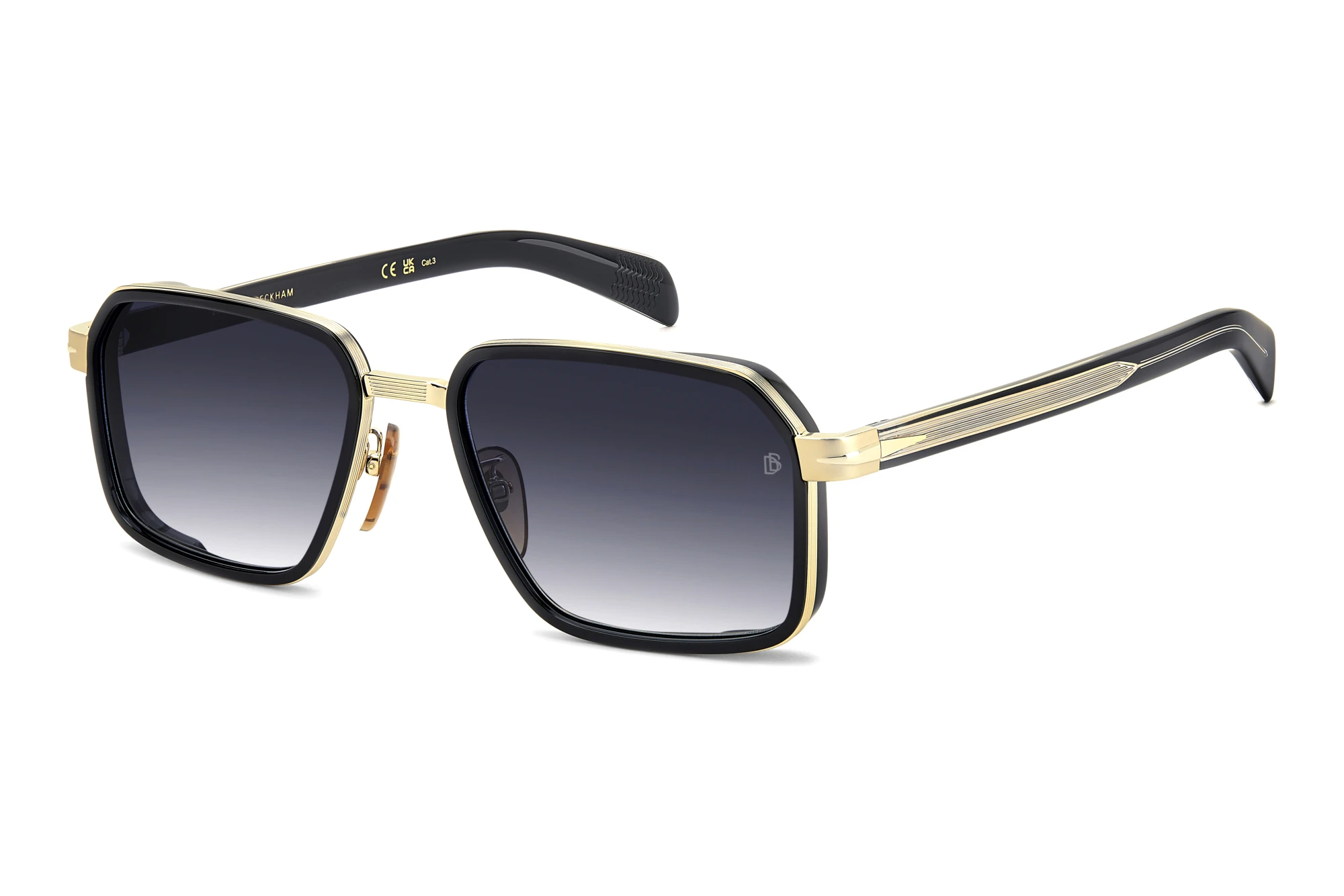 David Beckham   DB 7158/S RHL/08 DK BLUE SHADEDGOLD BLACK 2