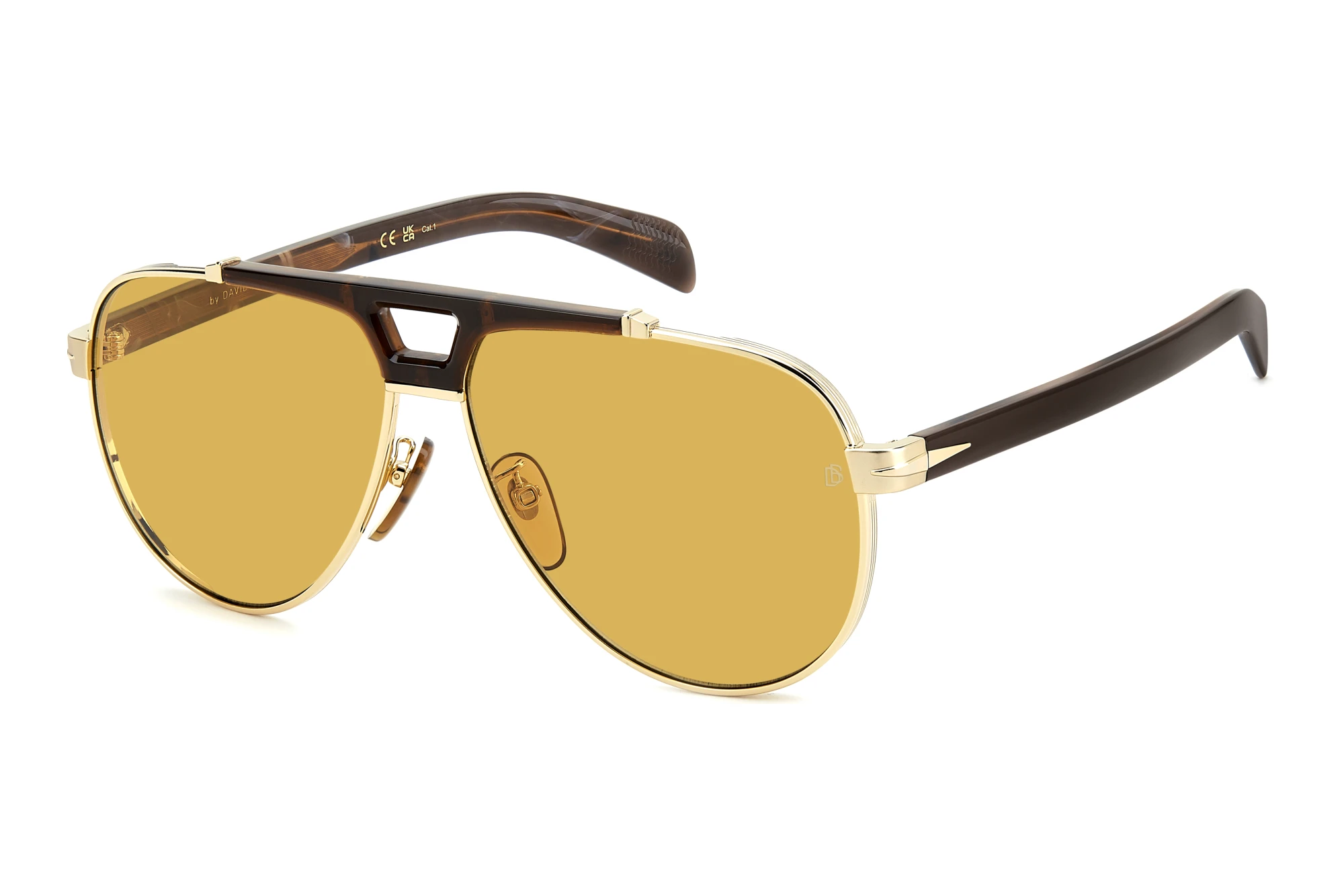 David Beckham   DB 7169/S 01Q/HO YELLOWGOLD BROWN