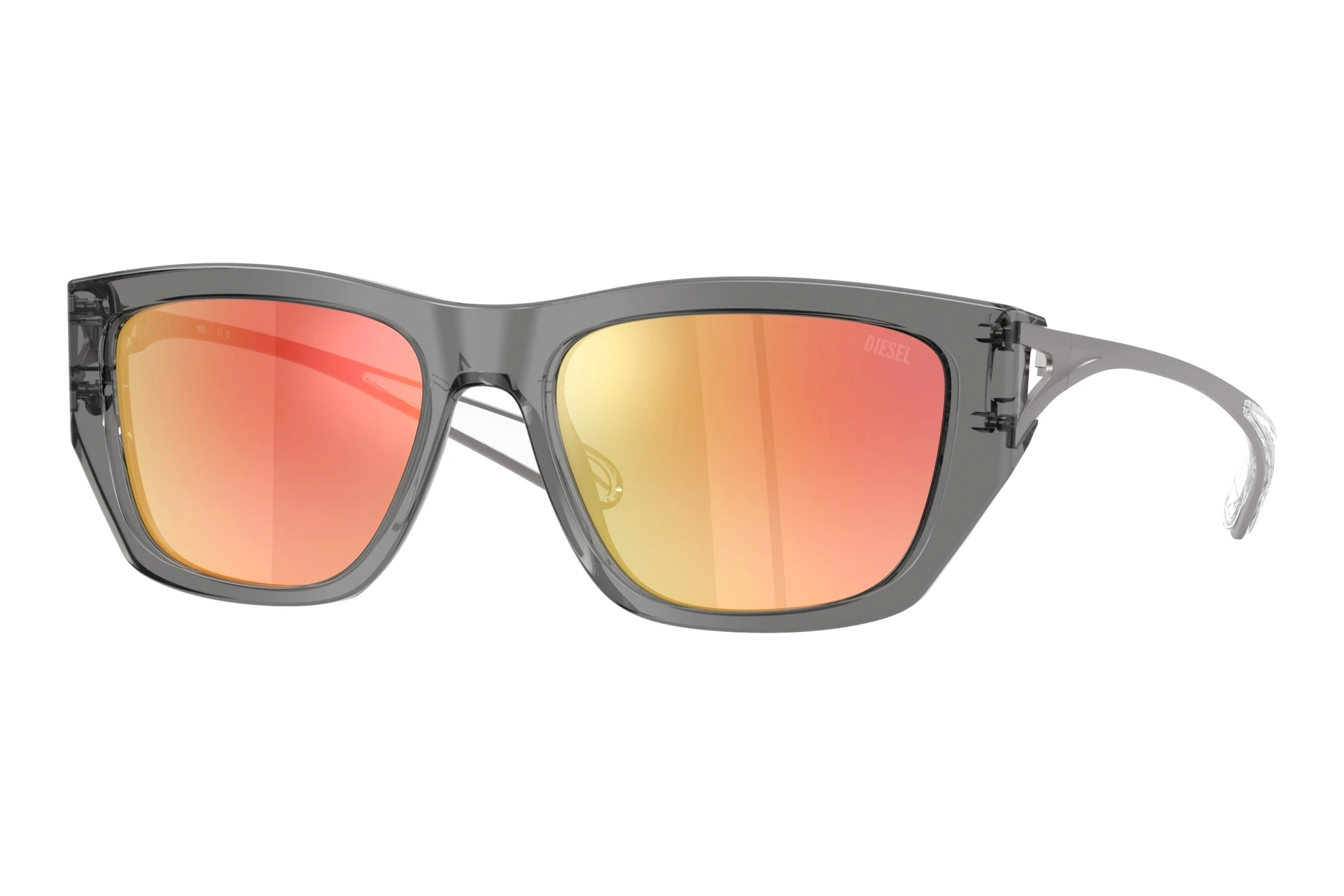 Diesel   DL2006 2027B6 Green Gradient Brown Mirror RedTransparent Dark Grey