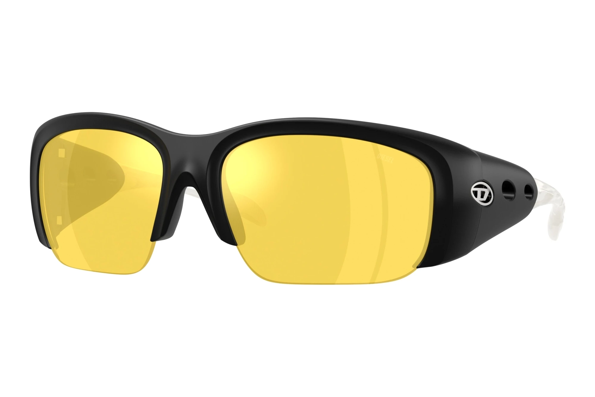 Diesel   DL3016U 2002V9 Yellow Mirror Internal SilverCrystal/Black