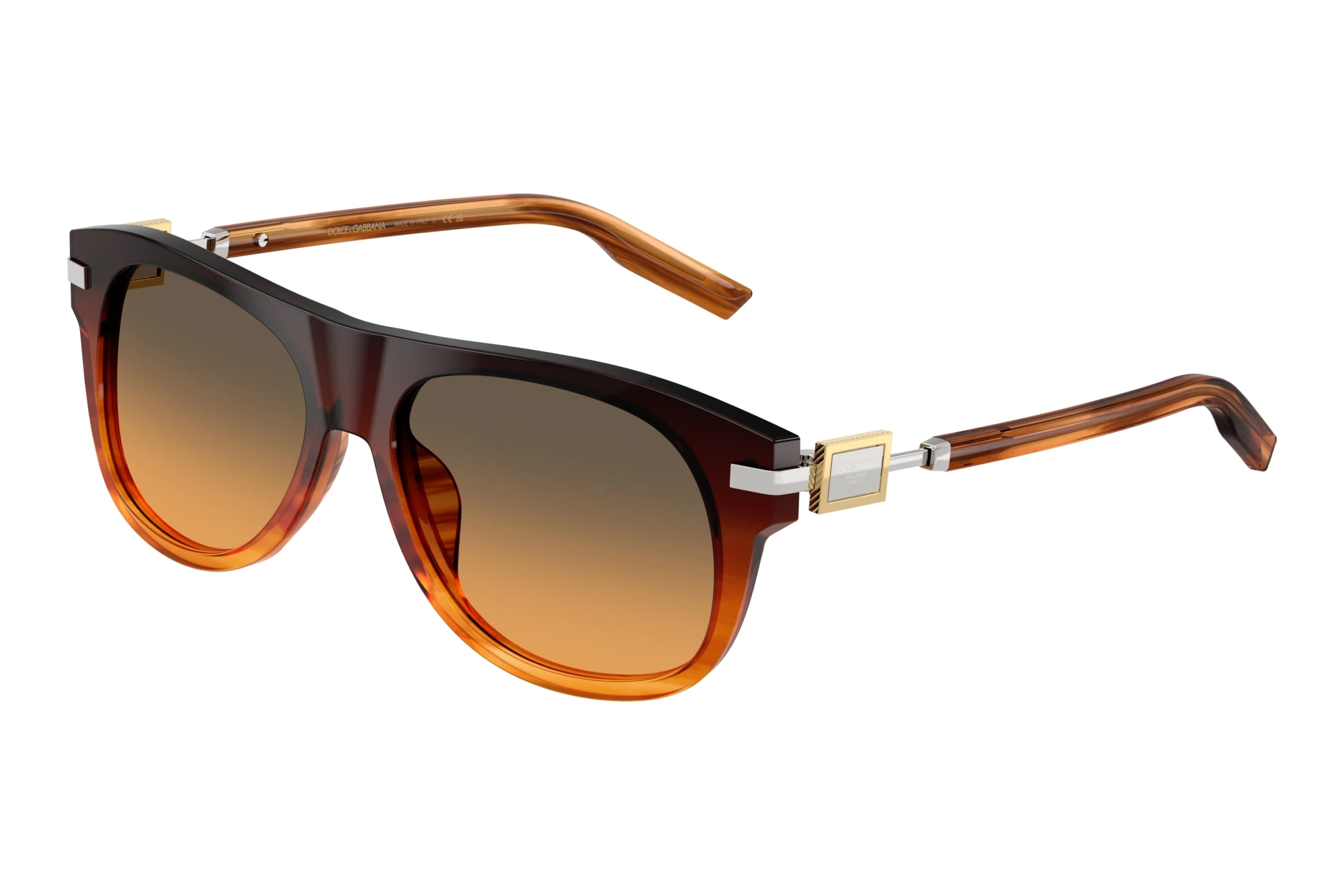 Dolce & Gabbana   DG4546 348618 Orange Gradient Light GreenGradient Brown
