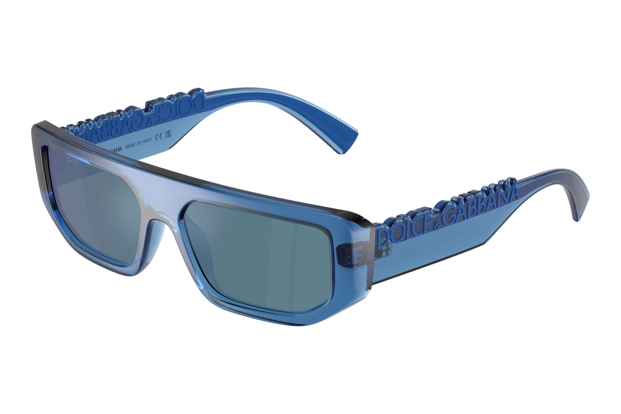 Dolce & Gabbana   DG6203 300925 Dark Grey Ar BlueTransparent Blue