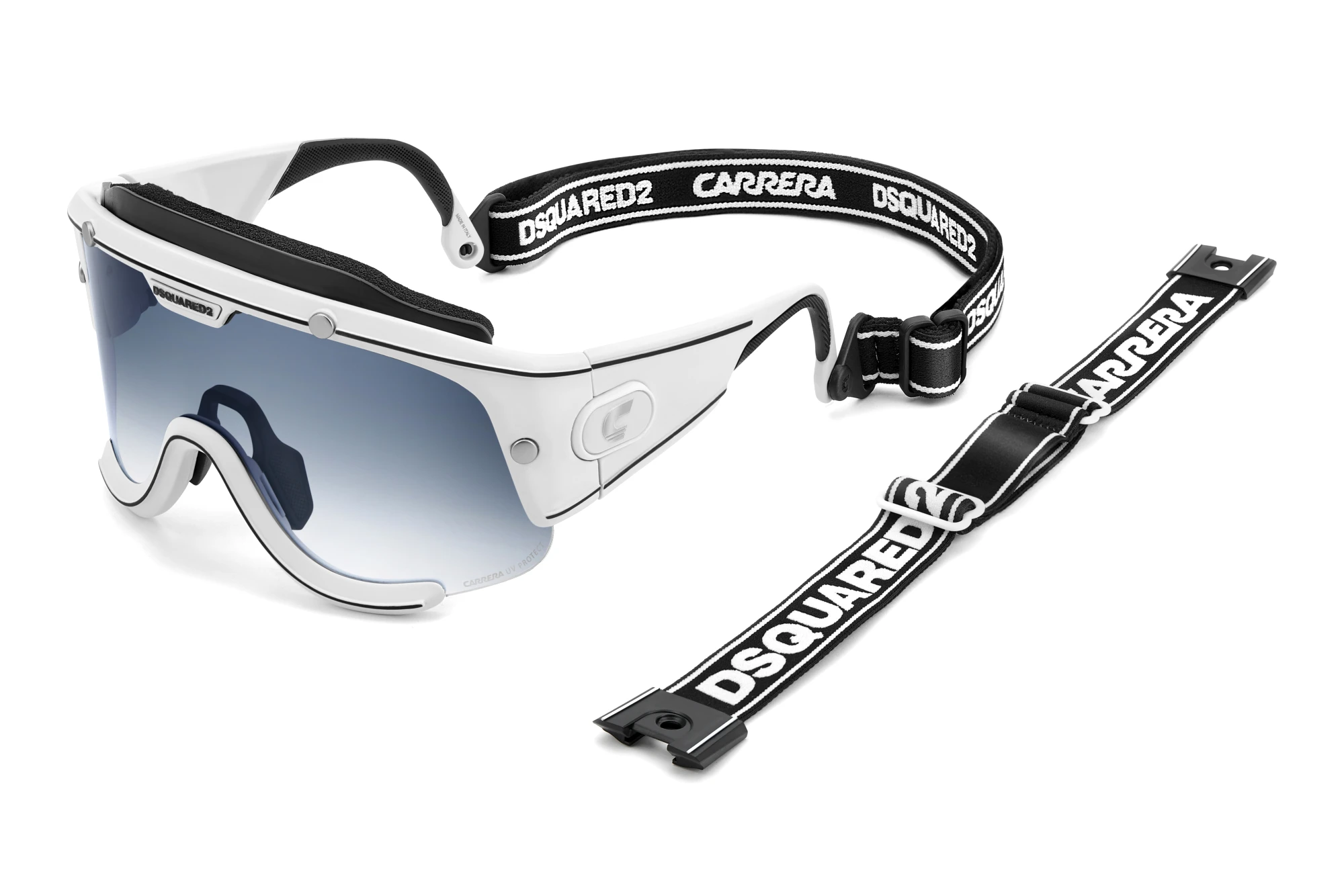 Dsquared2   D2SPEED 6HT/08 BLUE SHADEDMATTE WHITE