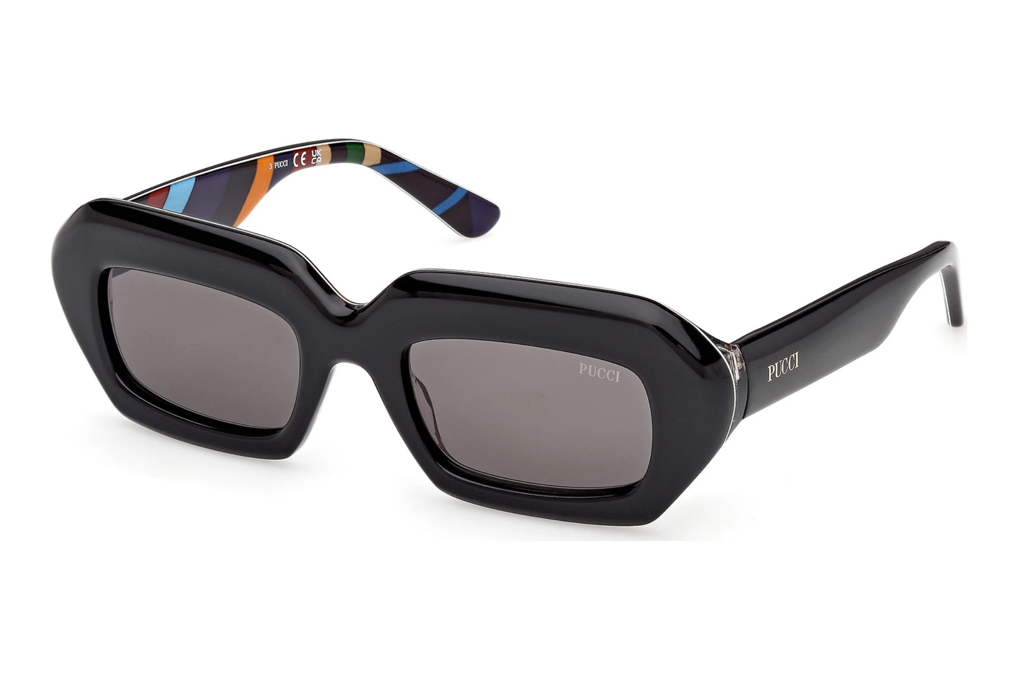 Emilio Pucci   EP0245 05A grauSchwarz/Muster