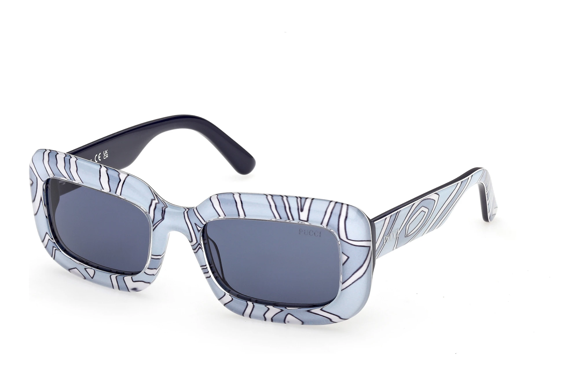 Emilio Pucci   EP0253 99V blauAnimalier/Muster