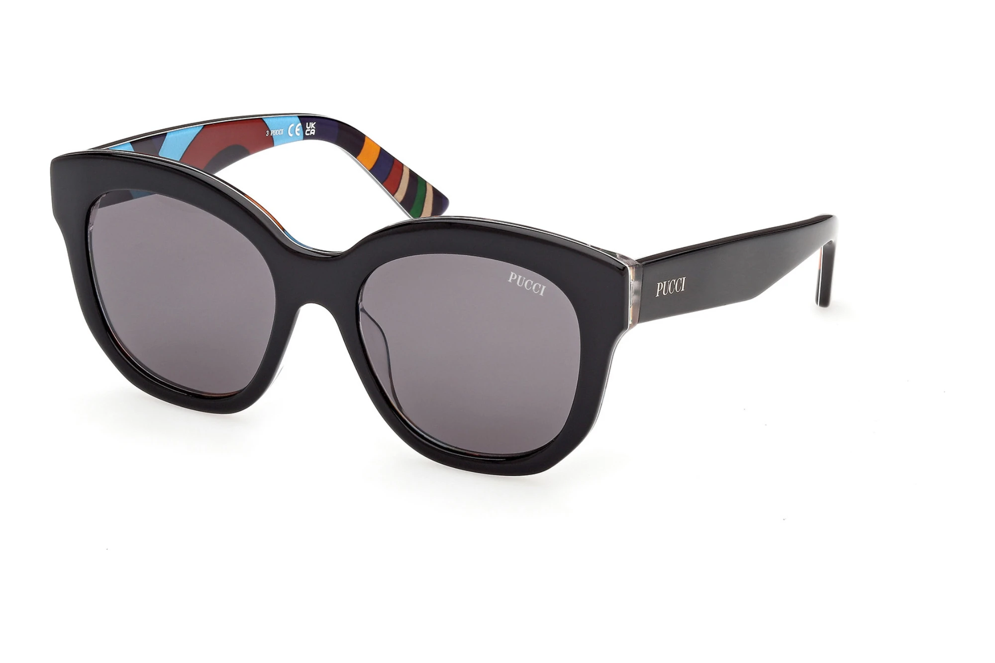 Emilio Pucci   EP0254 05A grauSchwarz/Muster