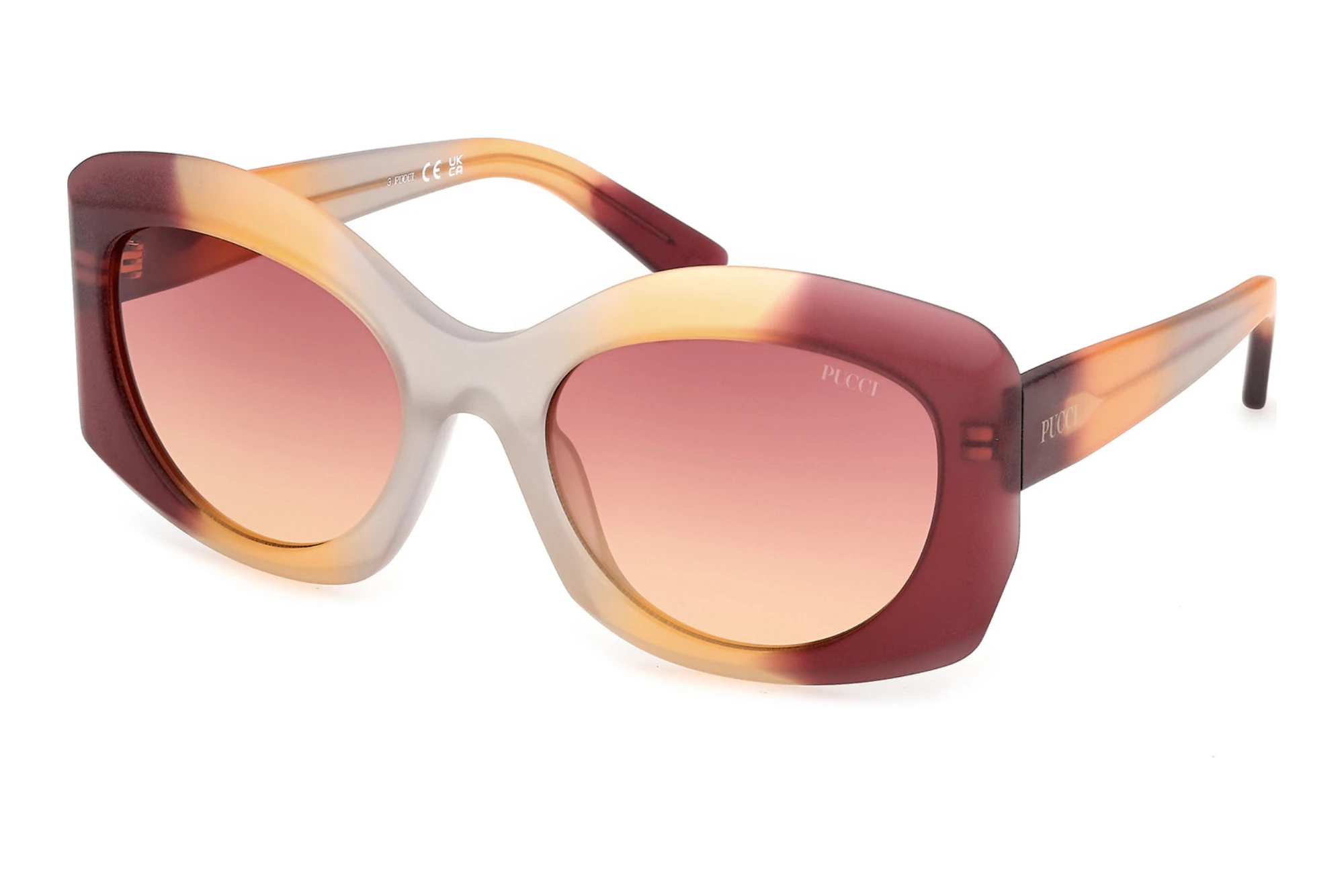 Emilio Pucci   EP0259 71T bordeaux verlaufendBordeaux/Verlauf