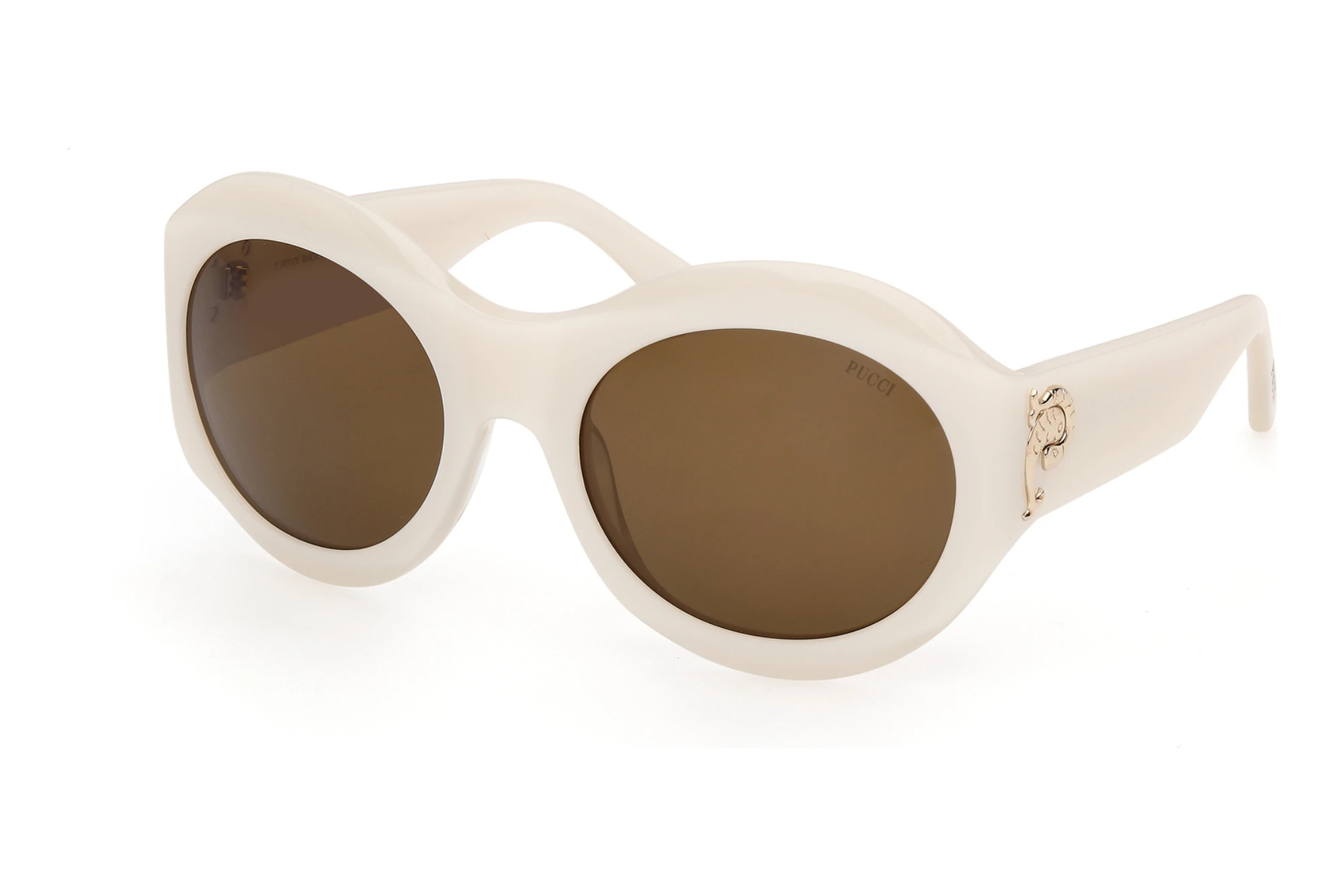 Emilio Pucci   EP0260 25E braunWeiss/Perlmutt