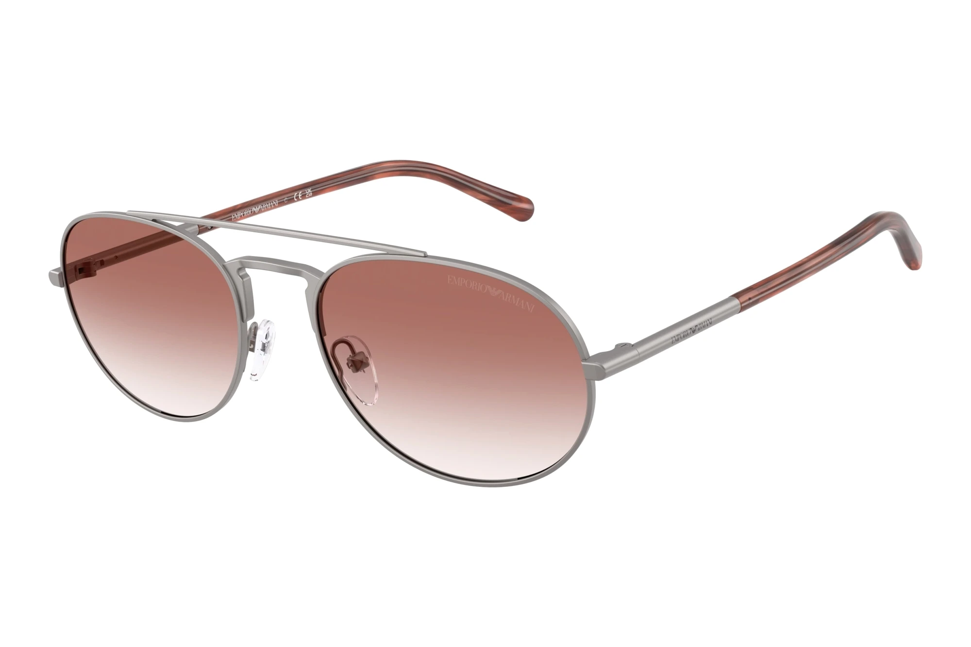 Emporio Armani   EA2171 30038D Clear Gradient PinkMatte Gunmetal