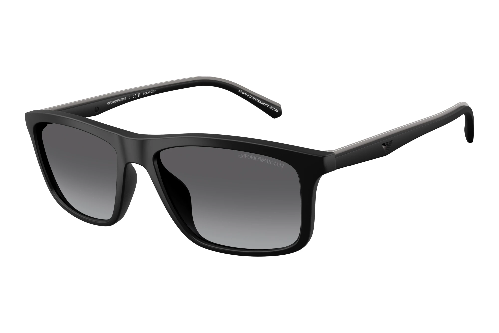 Emporio Armani   EA4257U 500181 Grey Gradient PolarizedMatte Black
