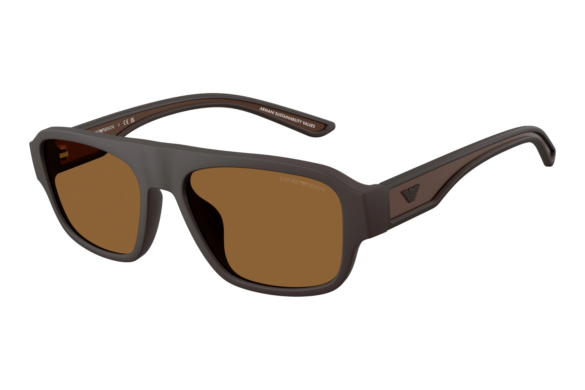 Emporio Armani   EA4266U 618673 BrownRubberized Matte Brown