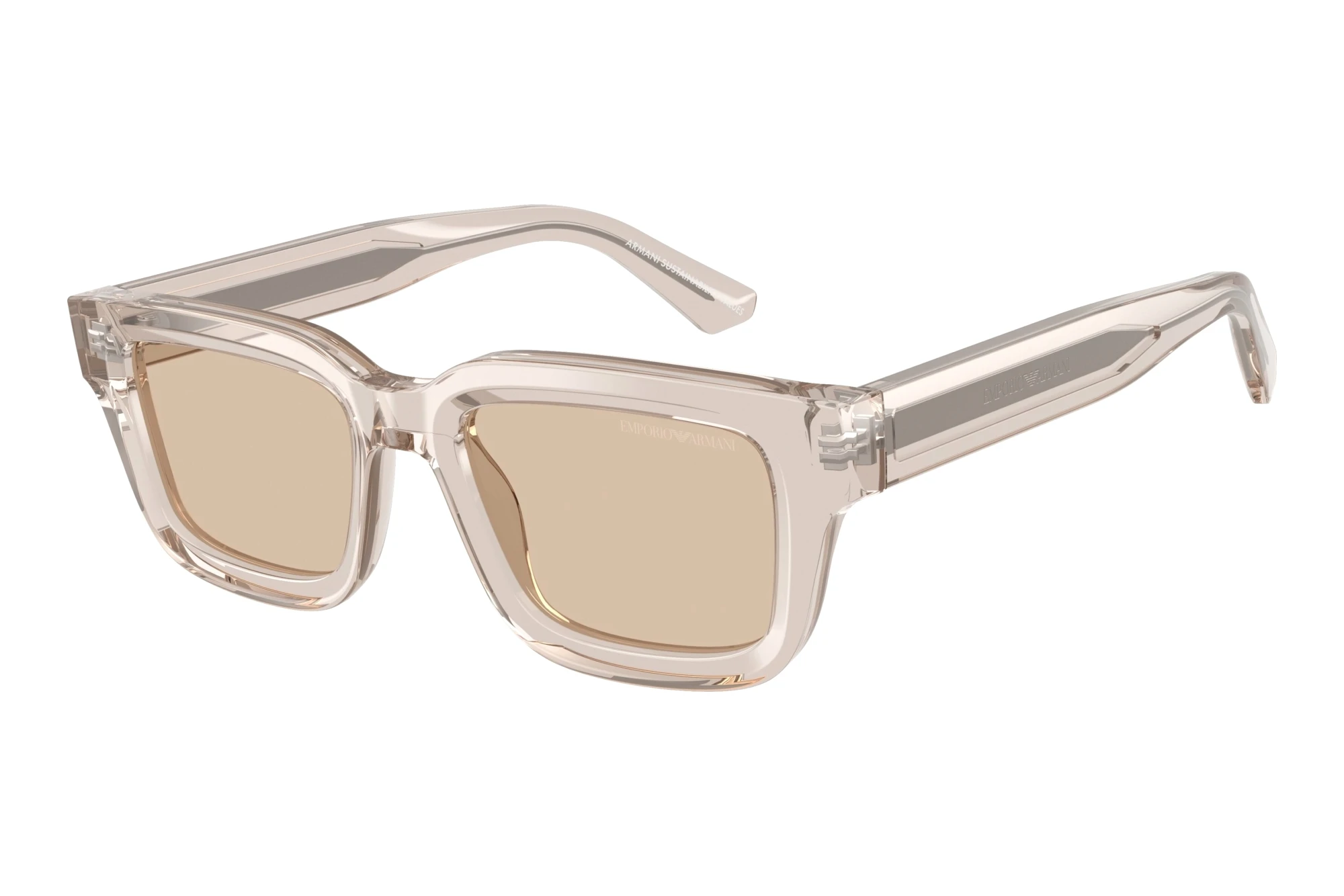 Emporio Armani   EA4270 636393 Light BrownShiny Transparent Tundra