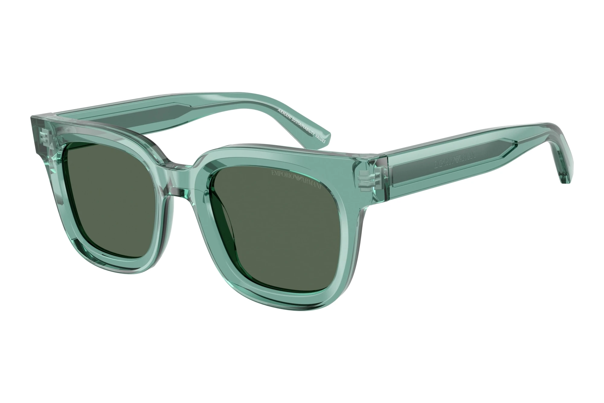 Emporio Armani   EA4271 636571 Dark GreenShiny Transparent Green