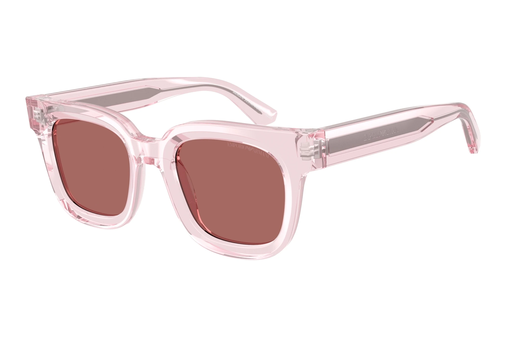 Emporio Armani   EA4271 636669 Light BrownShiny Transparent Pink