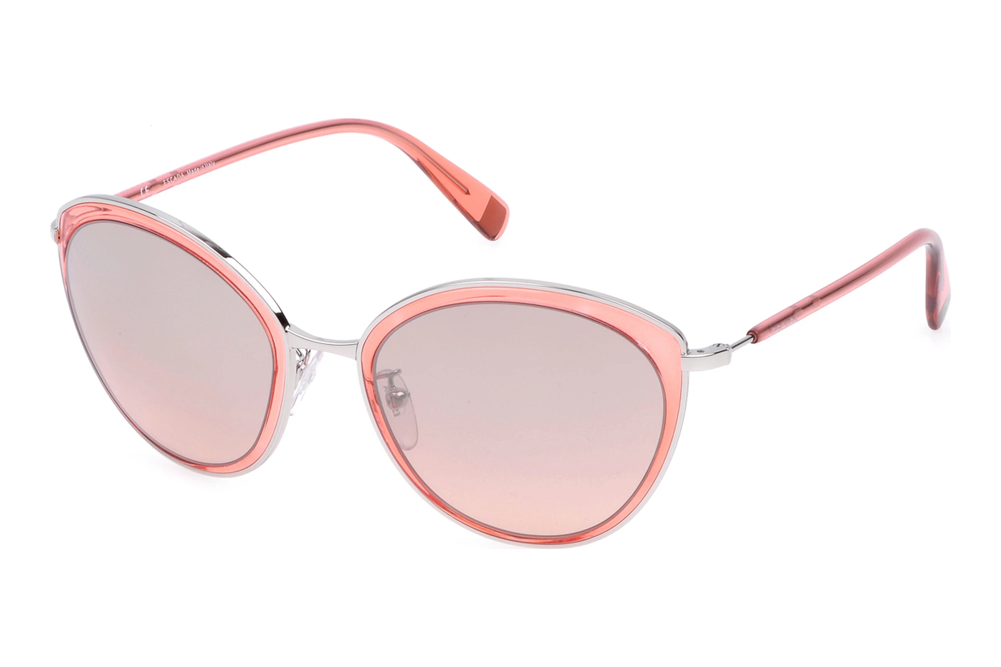 Escada   SES910 6M5X PINK/DEG.MIRROR SILVERPESCA TRASPARENTE LUCIDO