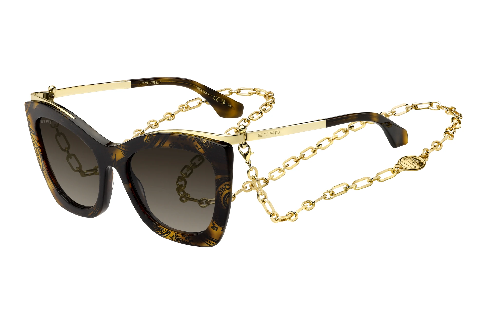 Etro   ETROVELA H7P/HA BROWN SHADEDPATTERN HAVANA