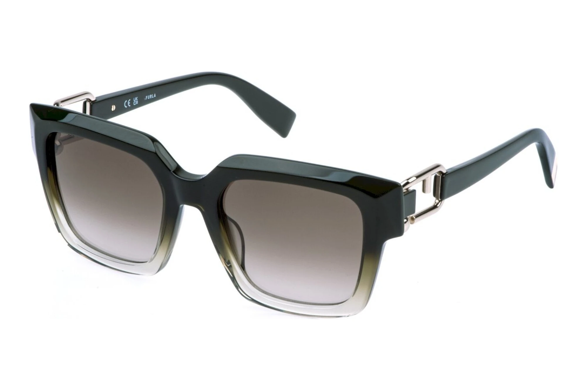 Furla   SFU981 07C7 BROWN GRADIENT BROWNSHINY OLIVE GREEN GRAD.CRYSTAL