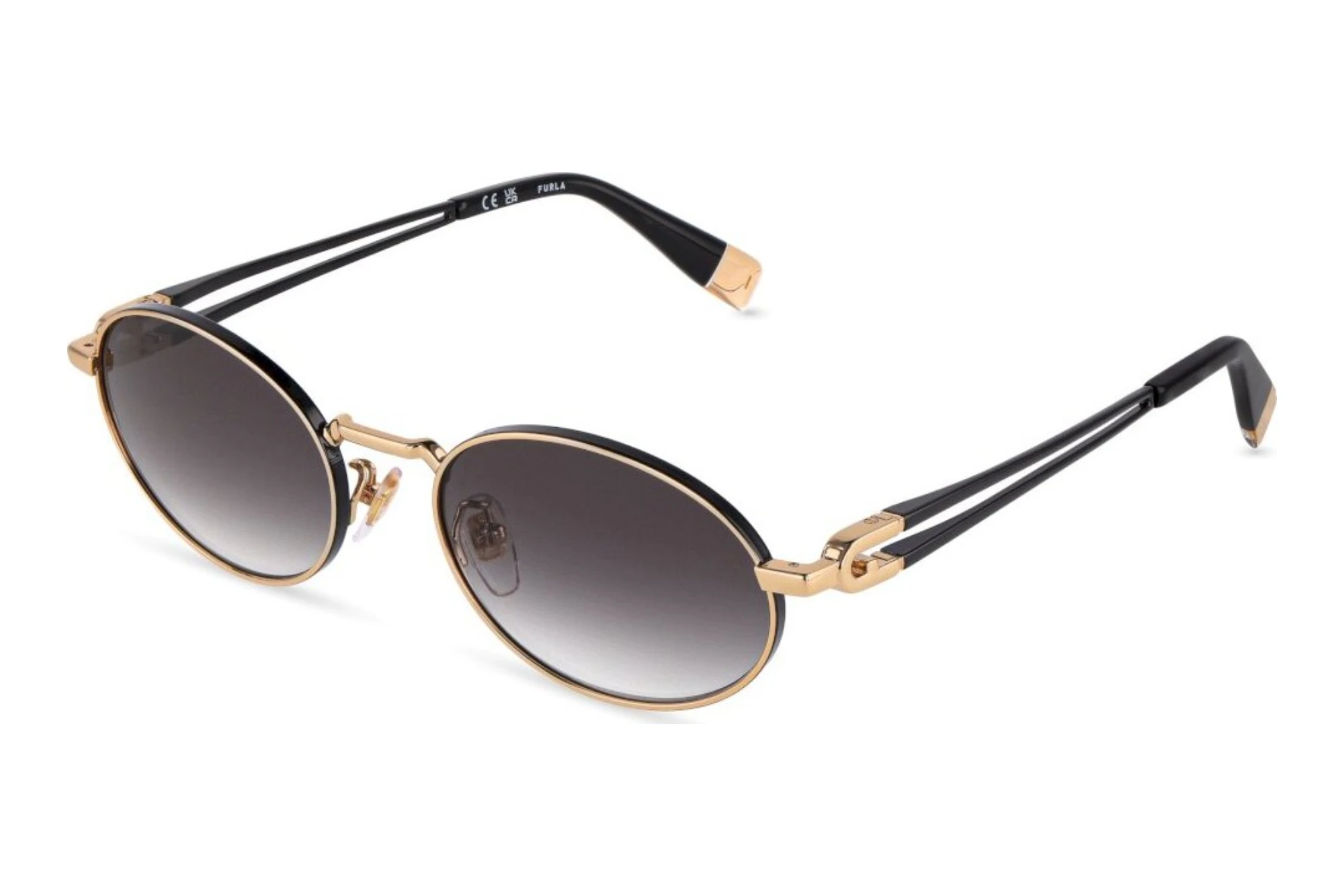 Furla   SFUB30 0301 SMOKE GRADIENTSH.ROSE GOLD W/BLACK PARTS