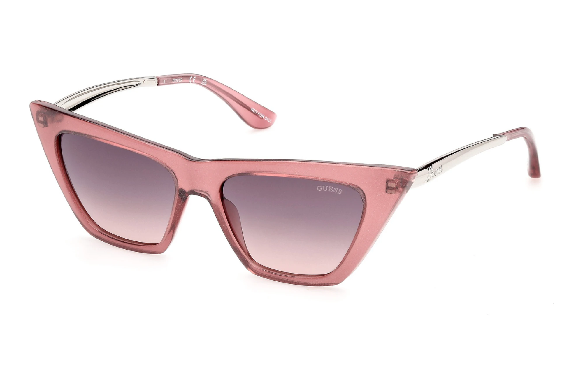 Guess   GU00310 72B grau verlaufendGlänzend Dunkel Pink