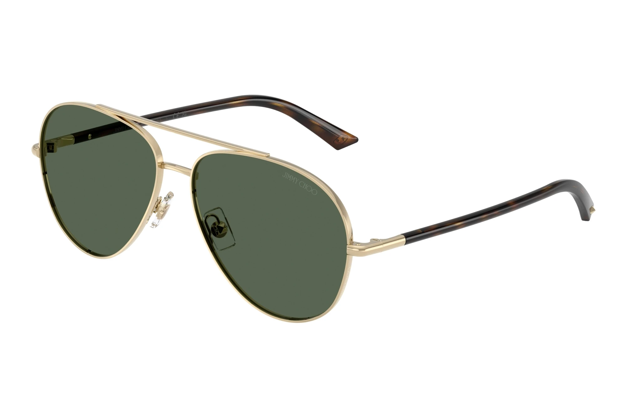 Jimmy Choo   JC4026 300671 Dark GreenPale Gold