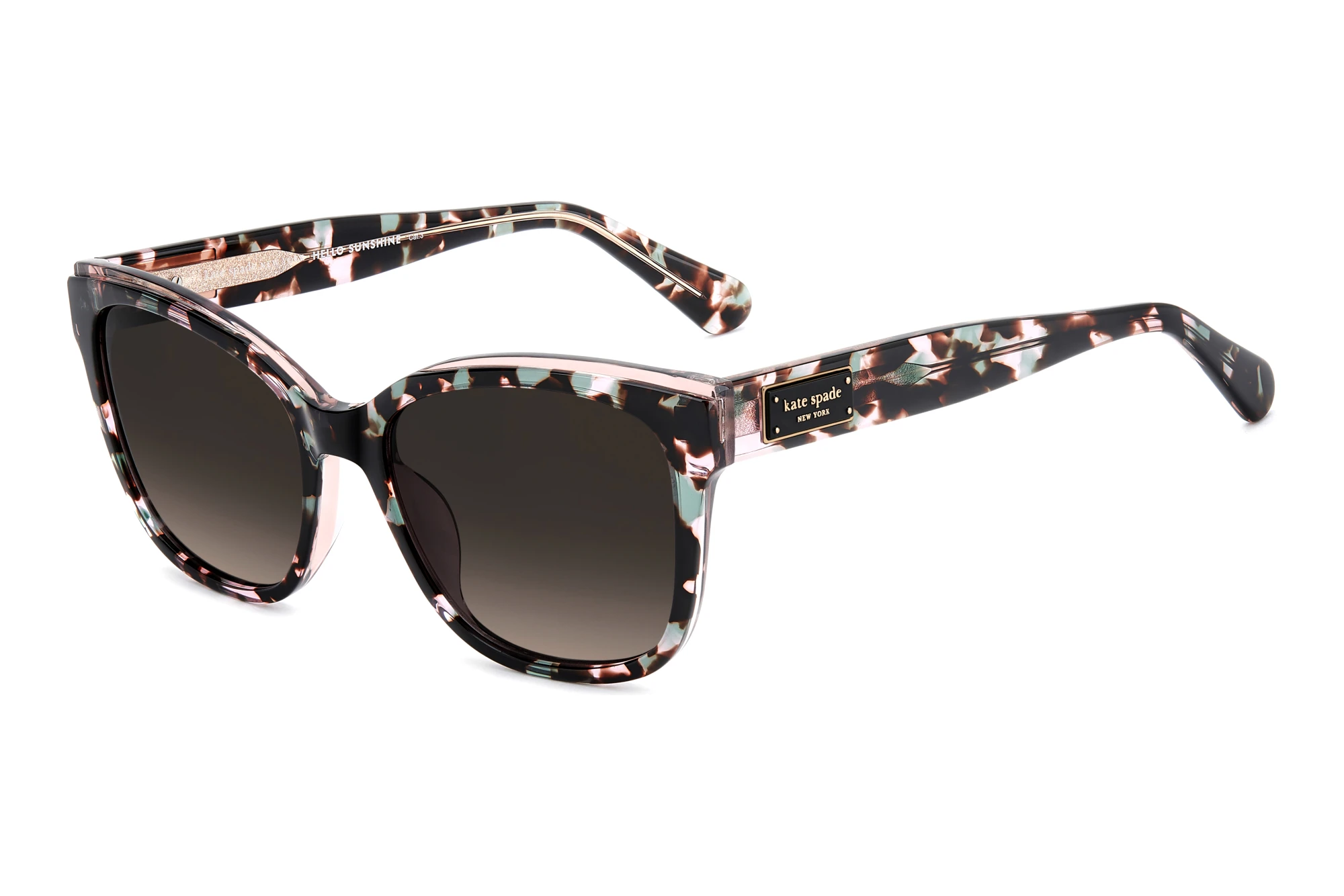 Kate Spade   KS FATIMAH 2/S MYA/HA BROWN SHADEDGREEN PINK HAVANA