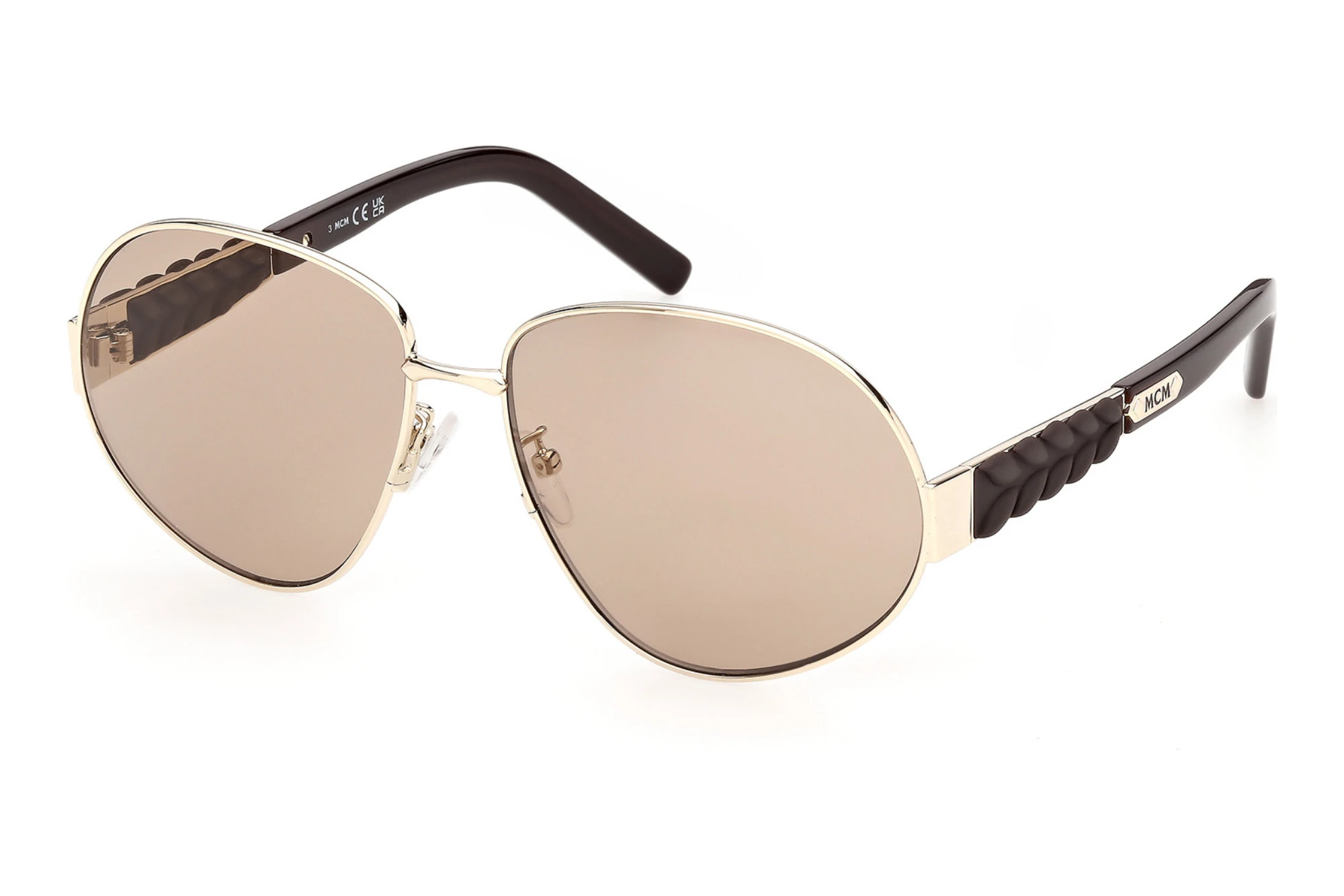MCM Worldwide   MW0049-H 32E braunGlänzend Blassgold