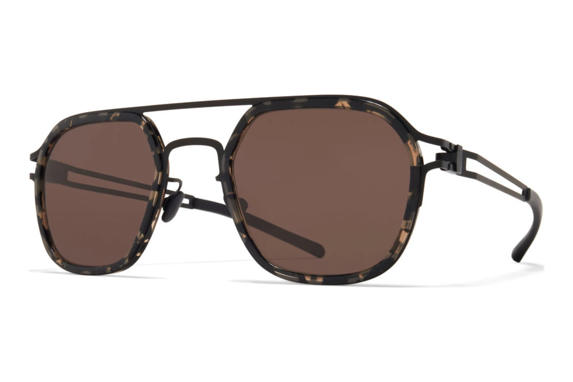 MYKITA   LEELAND 946 Brown SolidA16-Black/Antigua