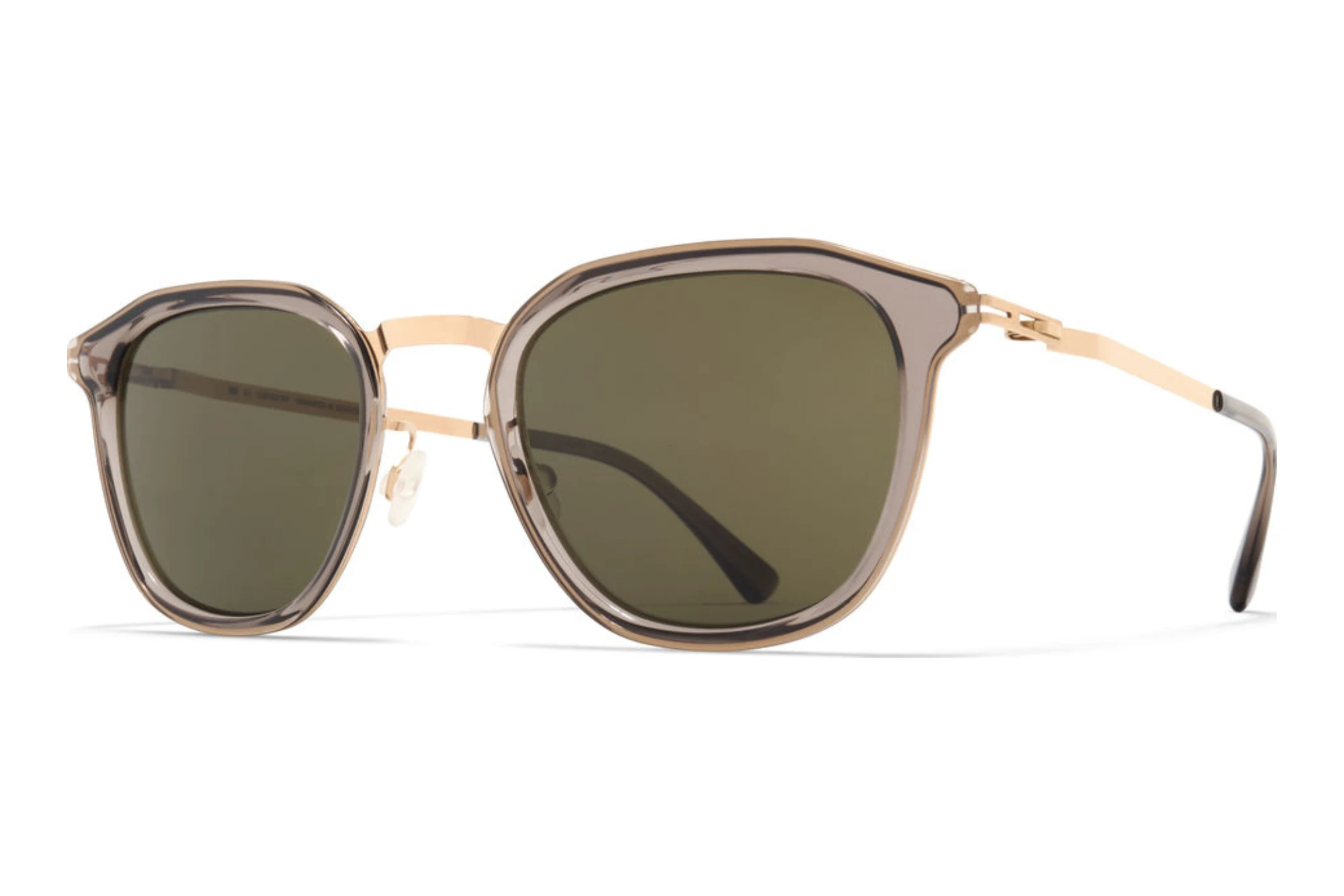 MYKITA   PAVI SUN 653 Rawgreen SolidA83-Champagne Gold/Clear Ash