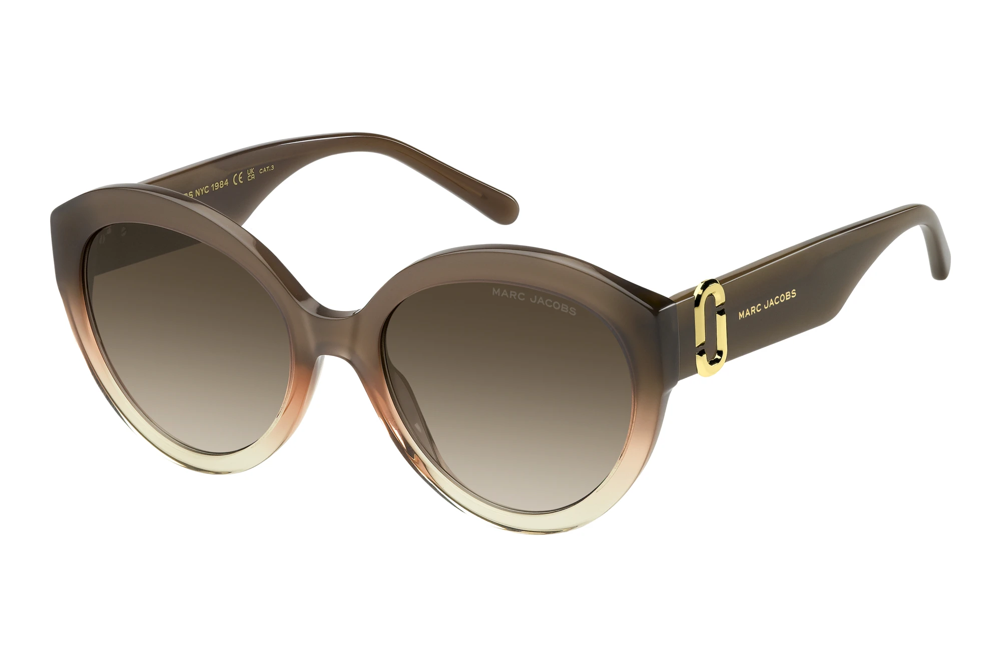 Marc Jacobs   MARC 882/S 12J/HA BROWN SHADEDBROWN ORANGE