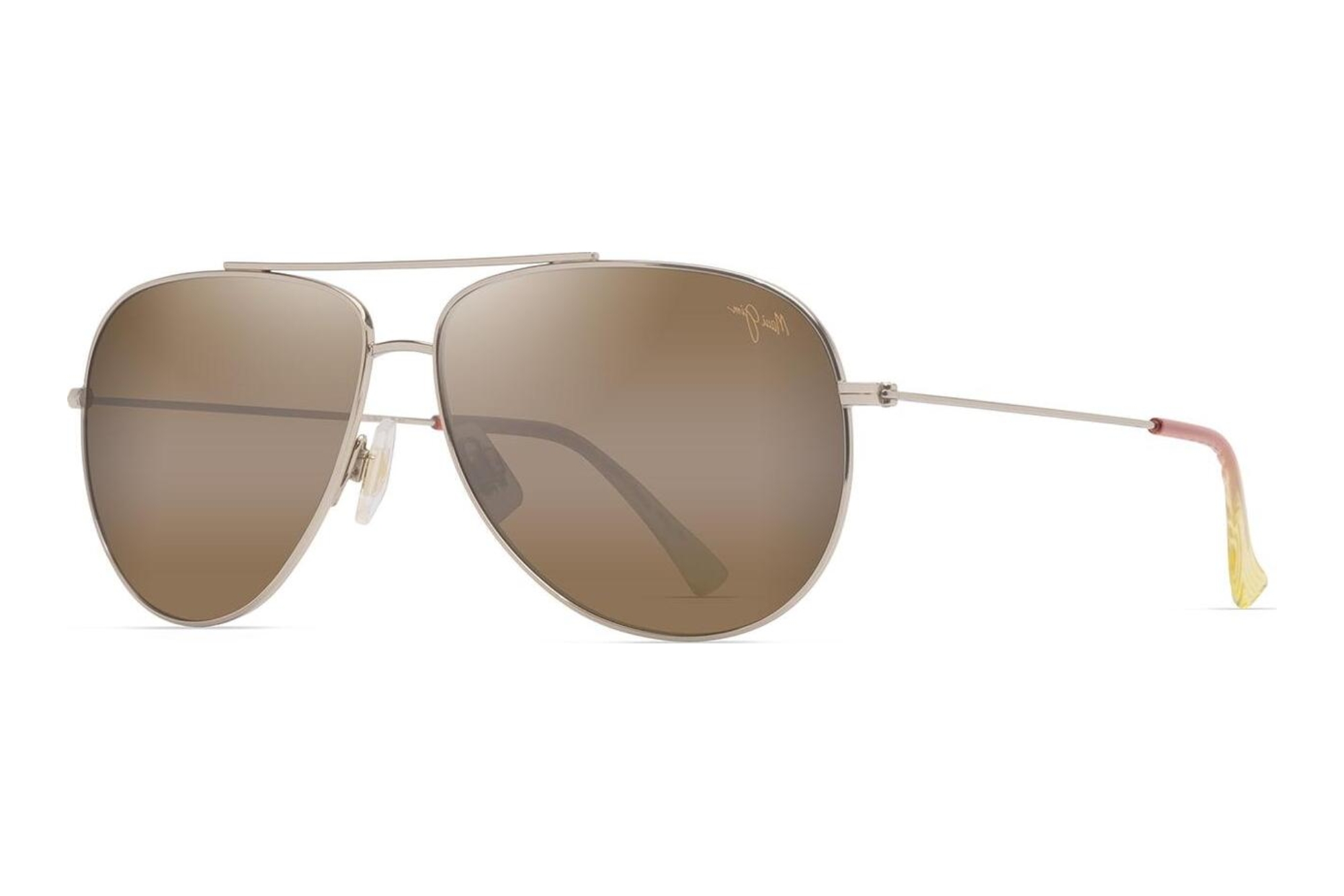 Maui Jim   Hauoli XL H674-16B HCL® BronzeShiny Lt Gold w/Orange&Yellow