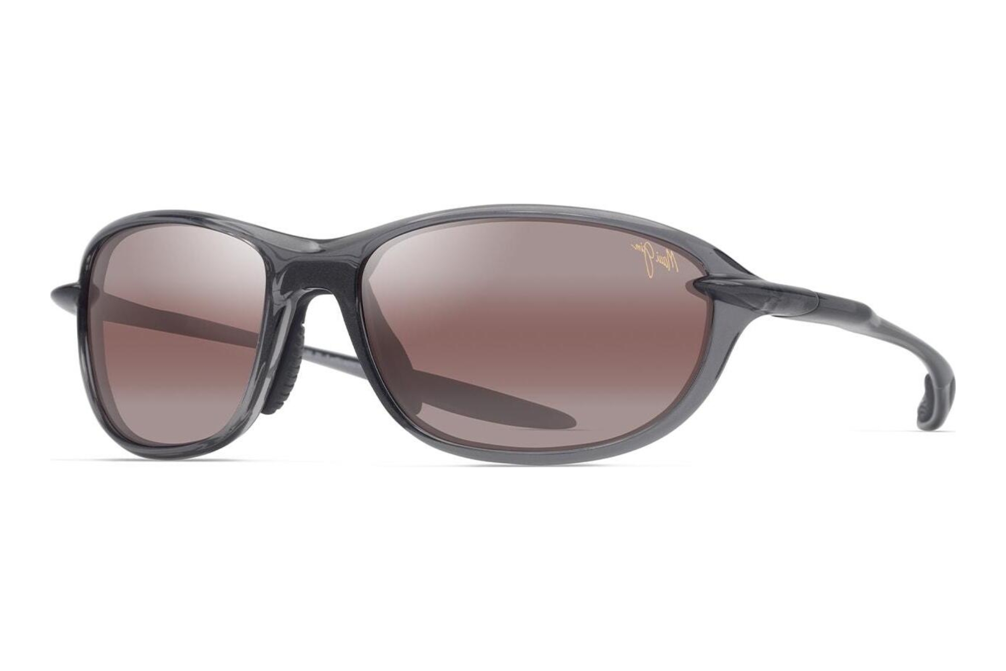 Maui Jim   Hookipa Ultra R - XS R338-14 Maui Rose®Metal Shiny Trans Dark Grey