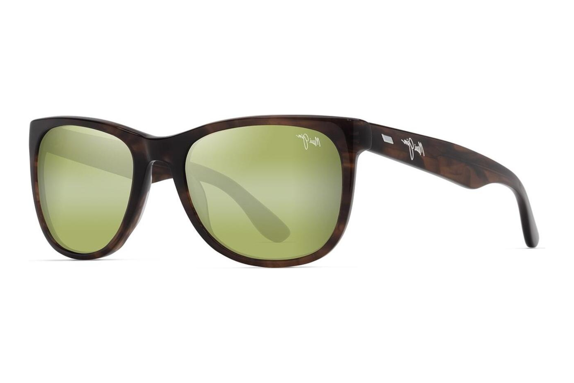Maui Jim   Kikonia XL HT693-10A Maui HT™Shiny Melange Brown Havana