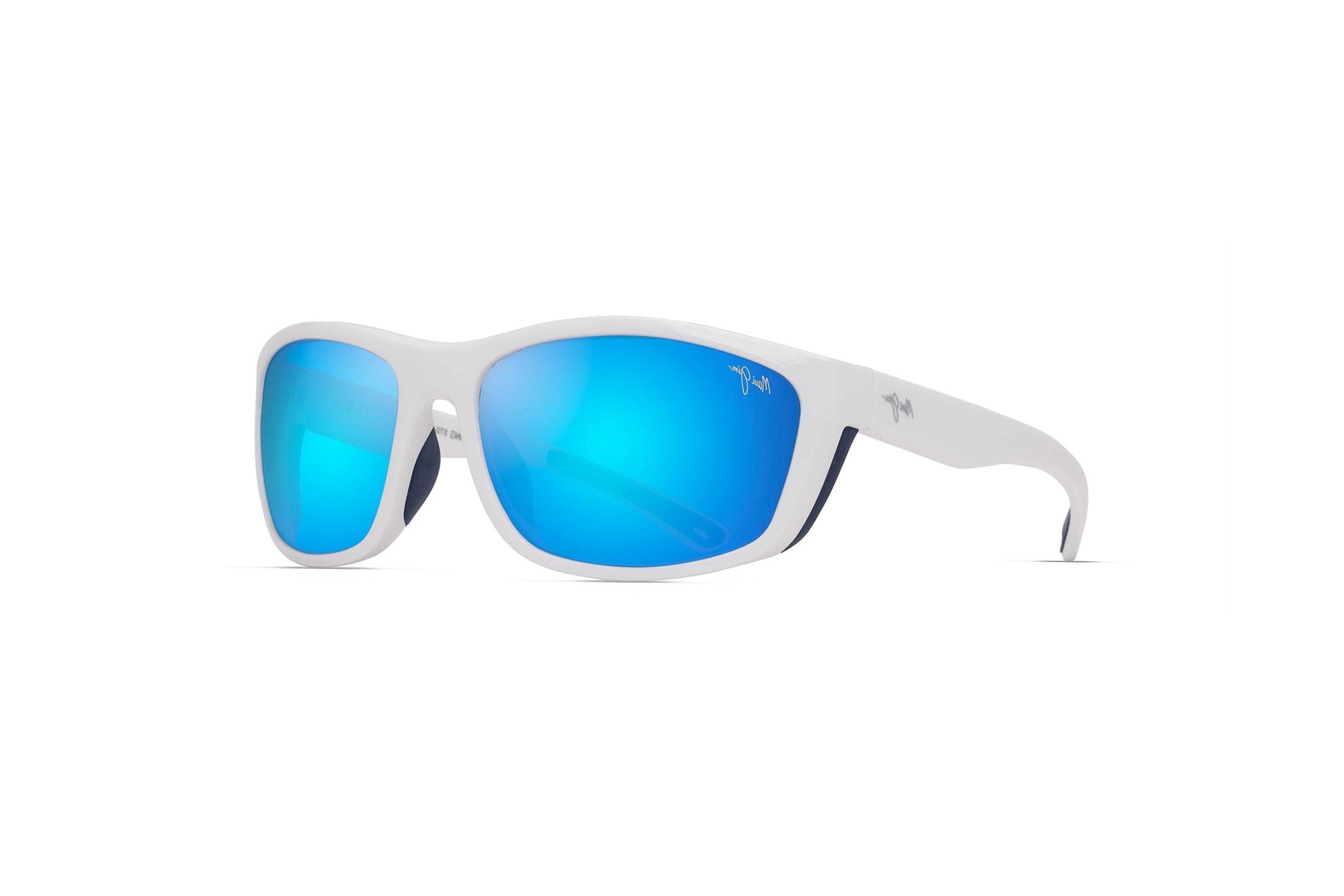 Maui Jim   Nuu Landing B869-05 Blue HawaiiWhite w/Navy Rubber
