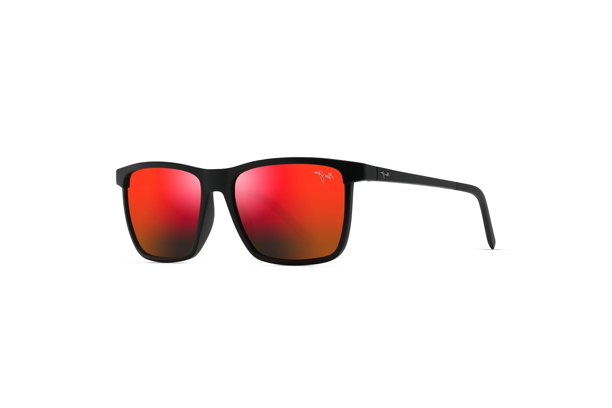 Maui Jim   One Way RM875-02 Hawaii Lava ™Black Matte