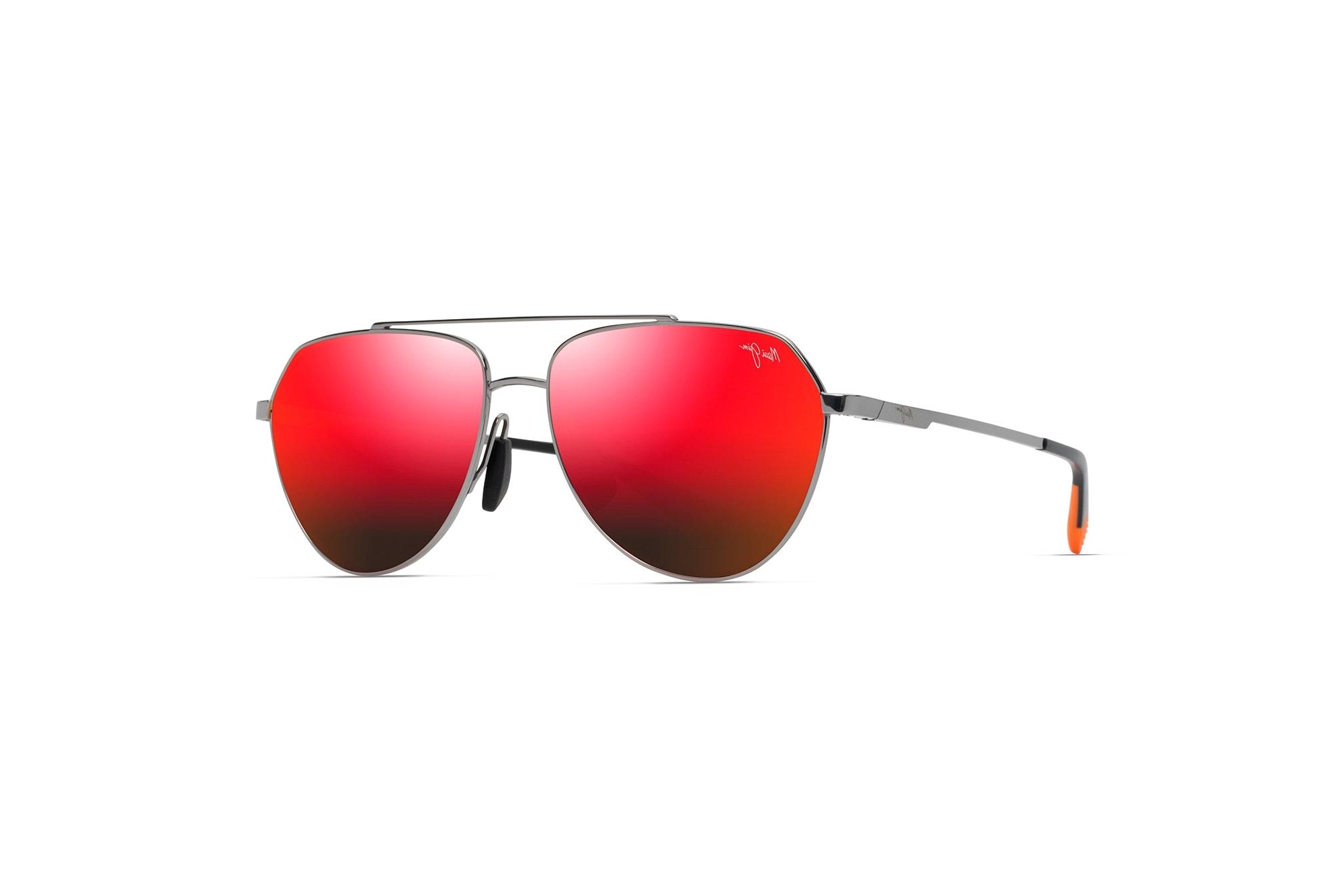 Maui Jim   Waiwai RM634-17 Hawaii Lava ™Shiny Light Ruthenium