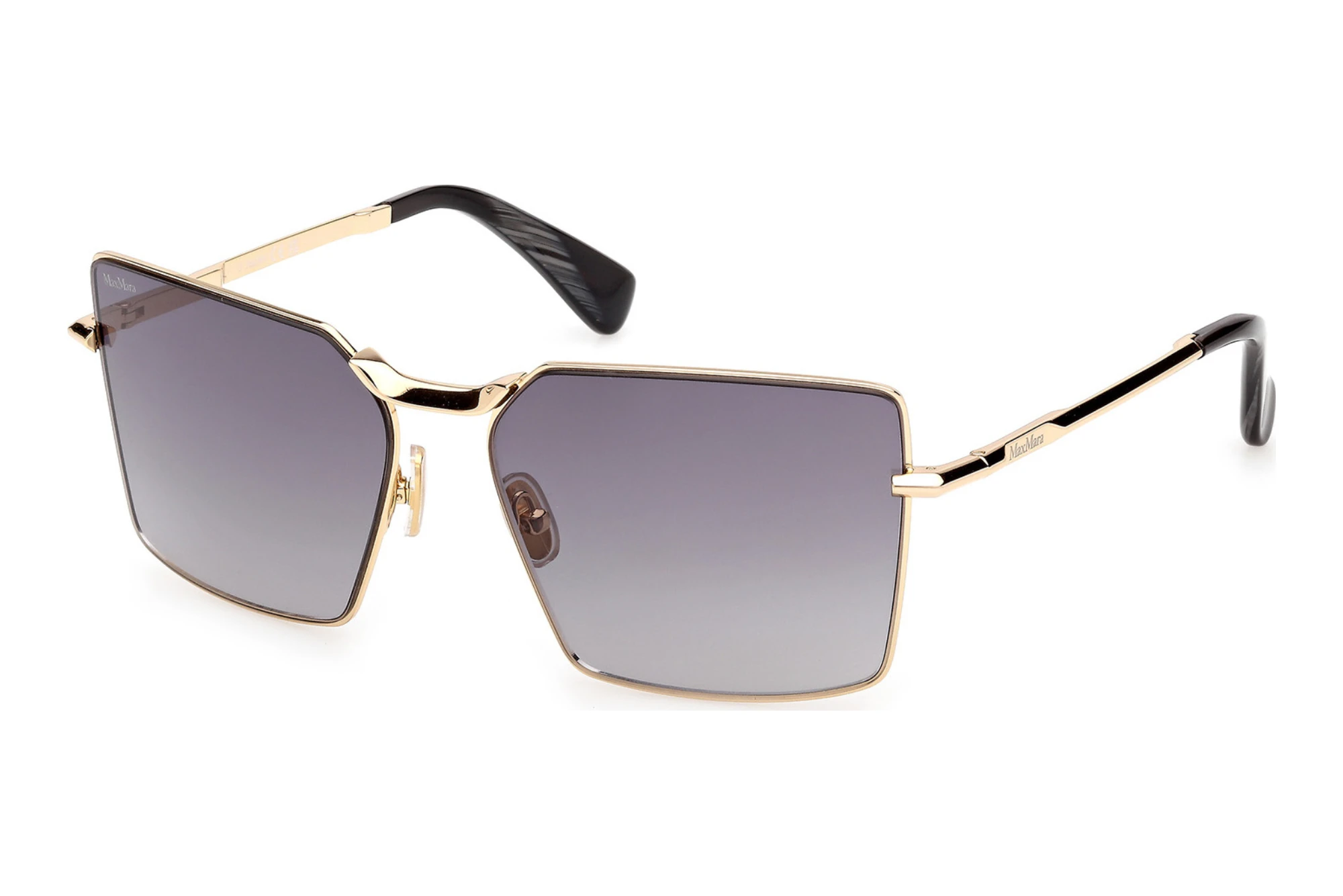 Max Mara   MM0135 30B grau verlaufendGlänzend Tiefgold