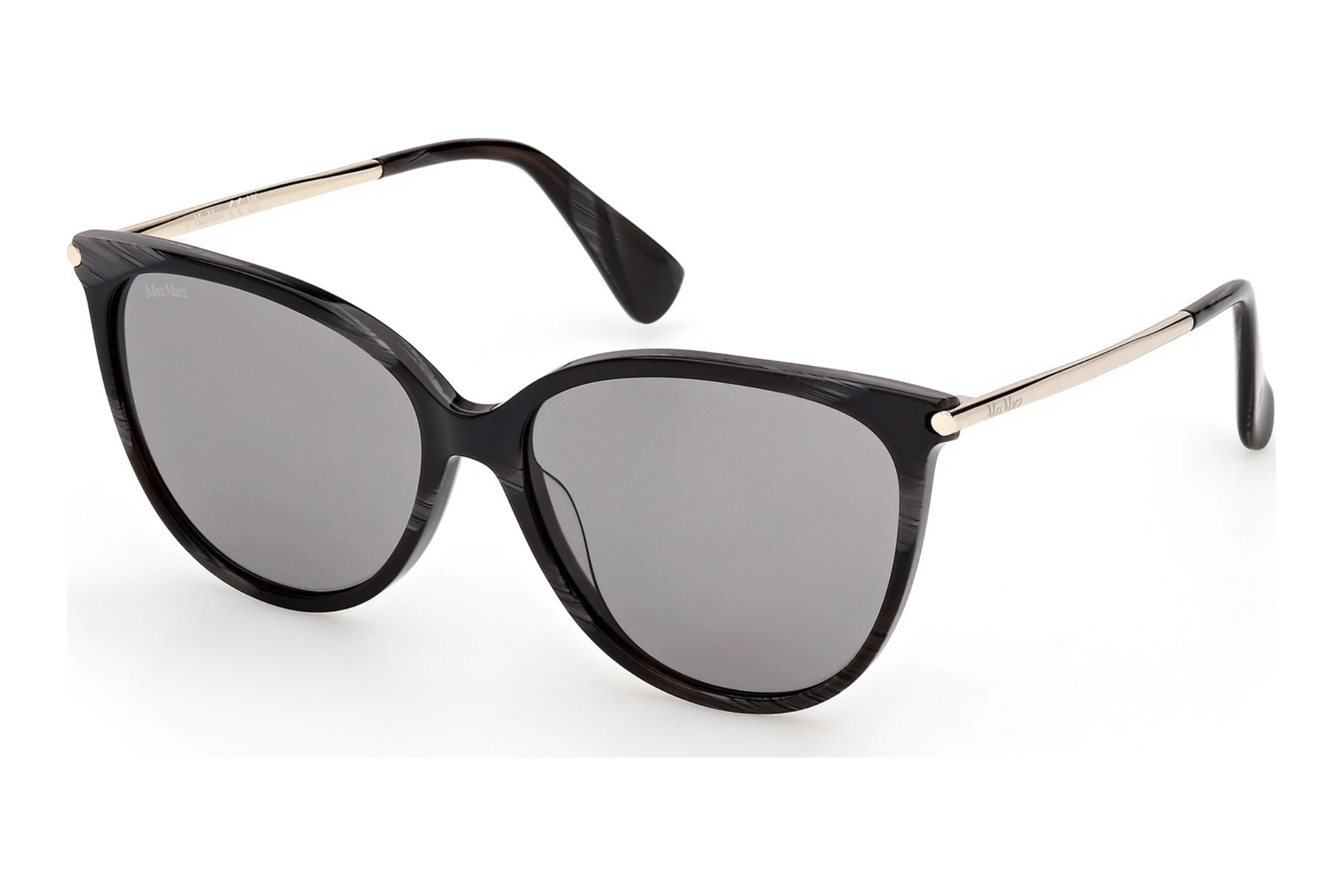 Max Mara   MM0201 63A grauSchwarz Horn