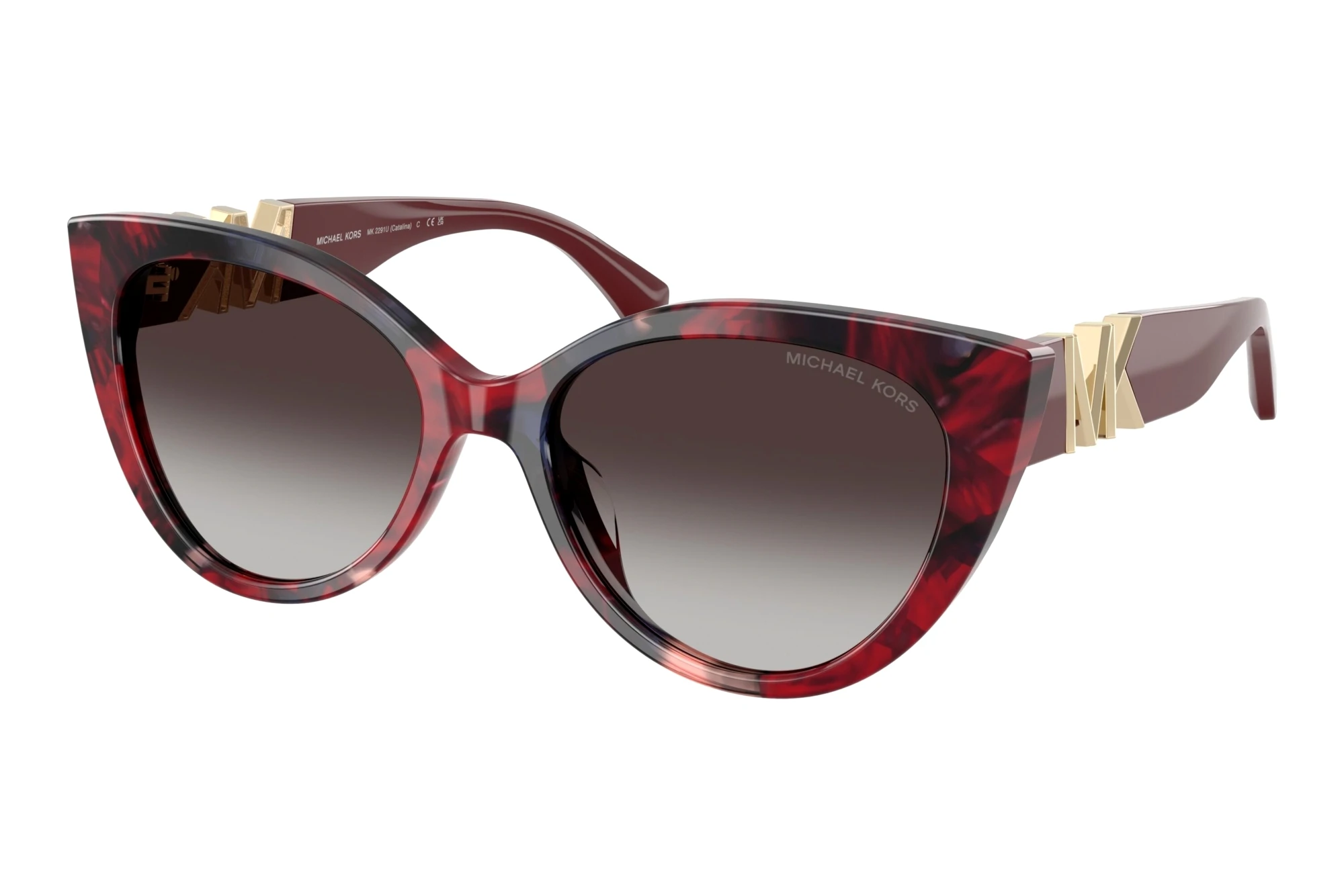 Michael Kors   MK2291U 33448G Dark Grey GradientMerlot Camo Tortoise