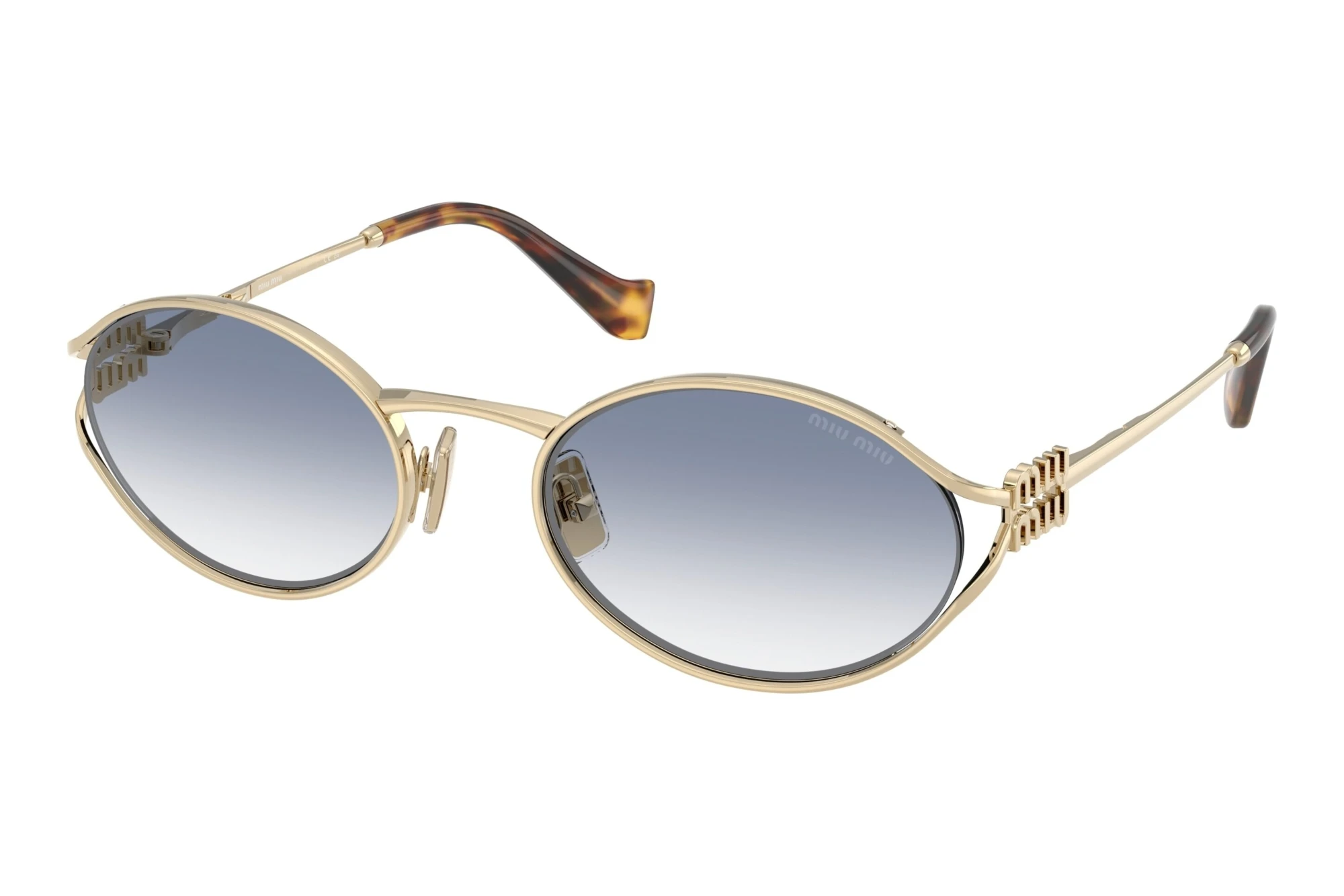 Miu Miu   MU 52YS ZVN80O Clear Gradient Light BluePale Gold