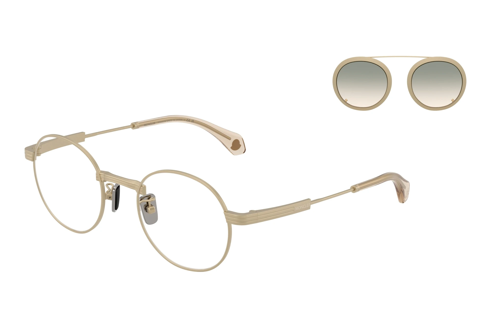 Moncler   ME4015T 10242C Gradient BrownMatte Pale Gold