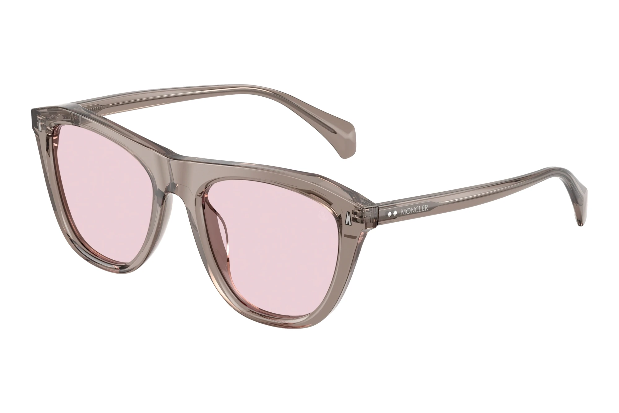 Moncler   ME6029 3050P5 Photocromatic Pink To Dark PinShiny Transparent Dark Grey