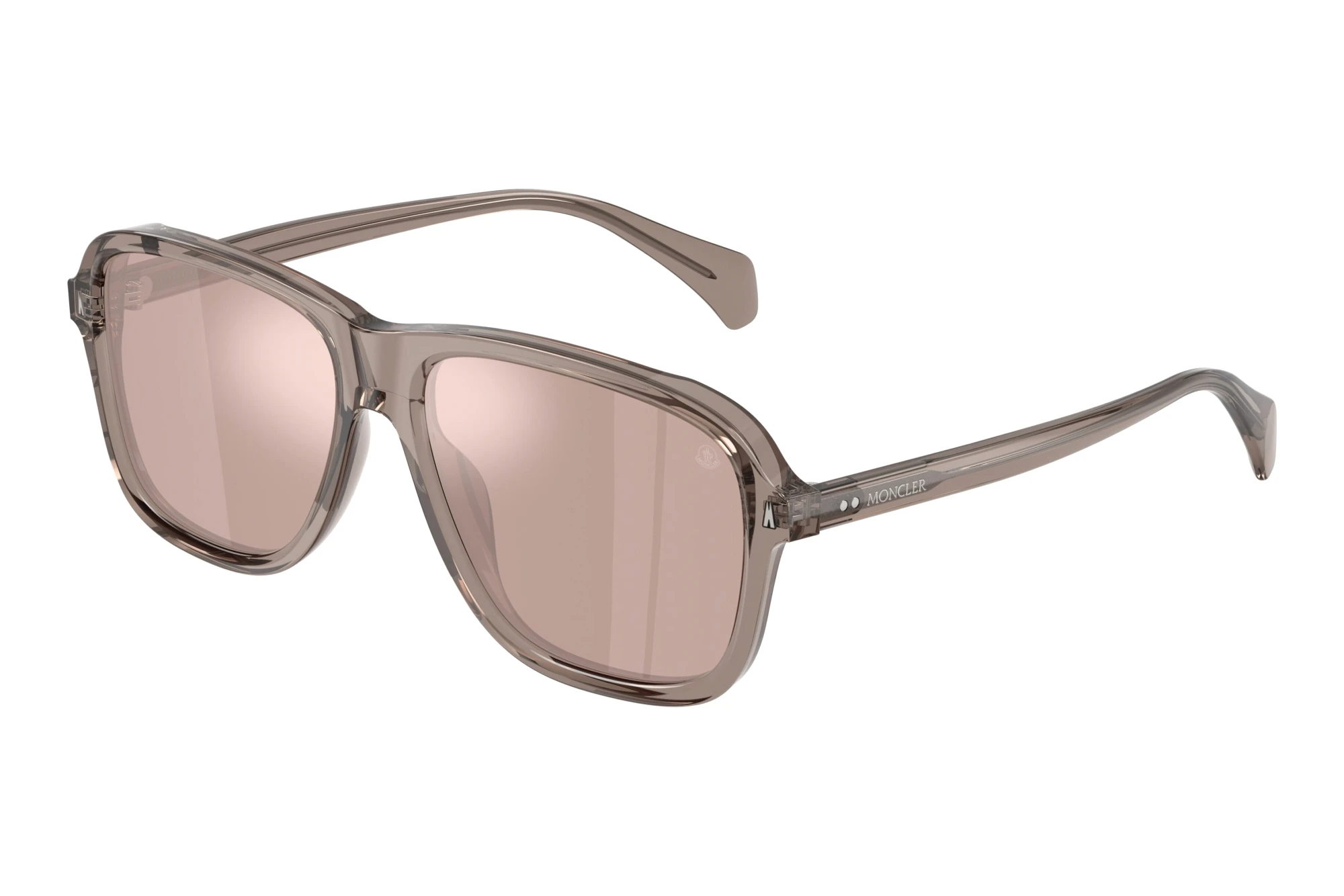 Moncler   ME6030 3009/5 Mirror PinkShiny Transparent Grey