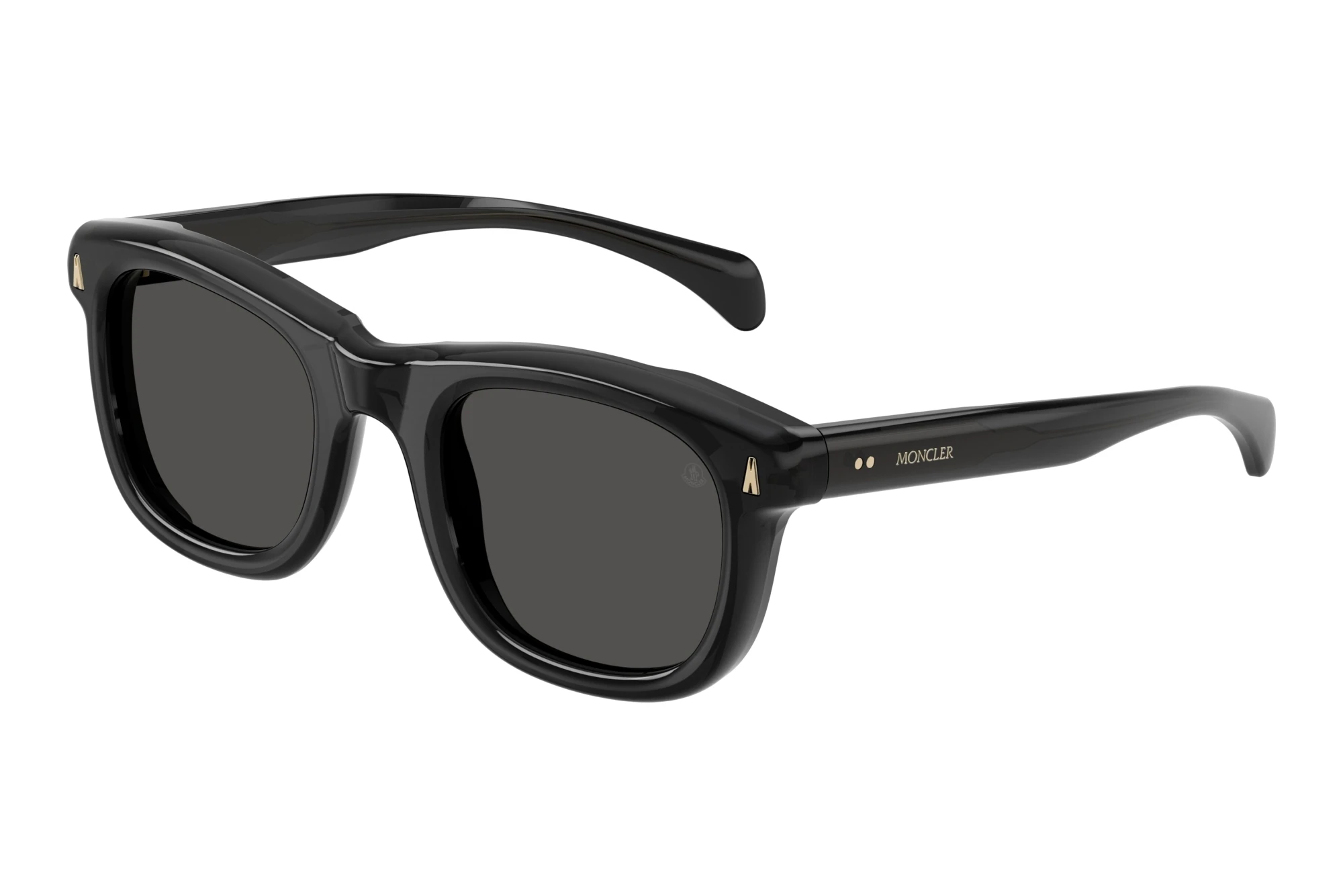 Moncler   ME6034 305087 Solid Dark GreyShiny Trasparent Dark Grey