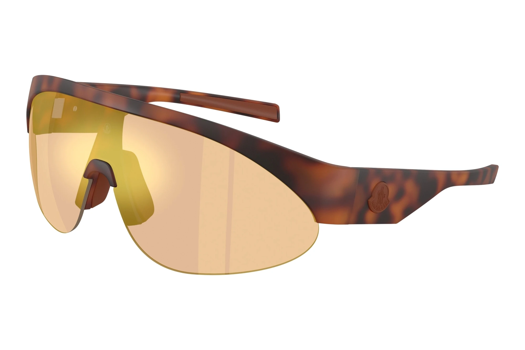 Moncler   ME8019U 50267J Light Brown Mirror GoldRubber Havana