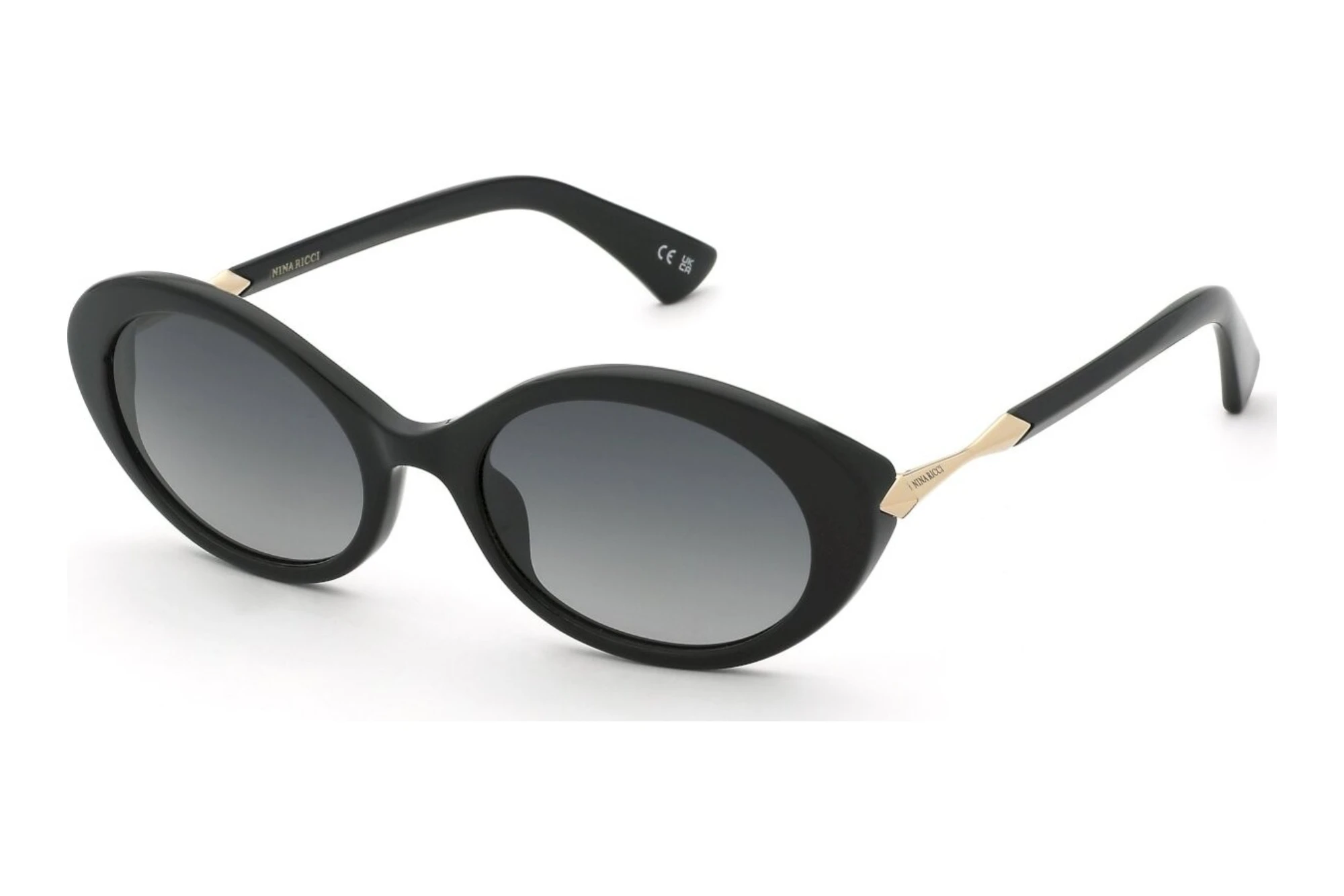 Nina Ricci   SNR481 0700 SMOKE GRADIENT SMOKESHINY BLACK