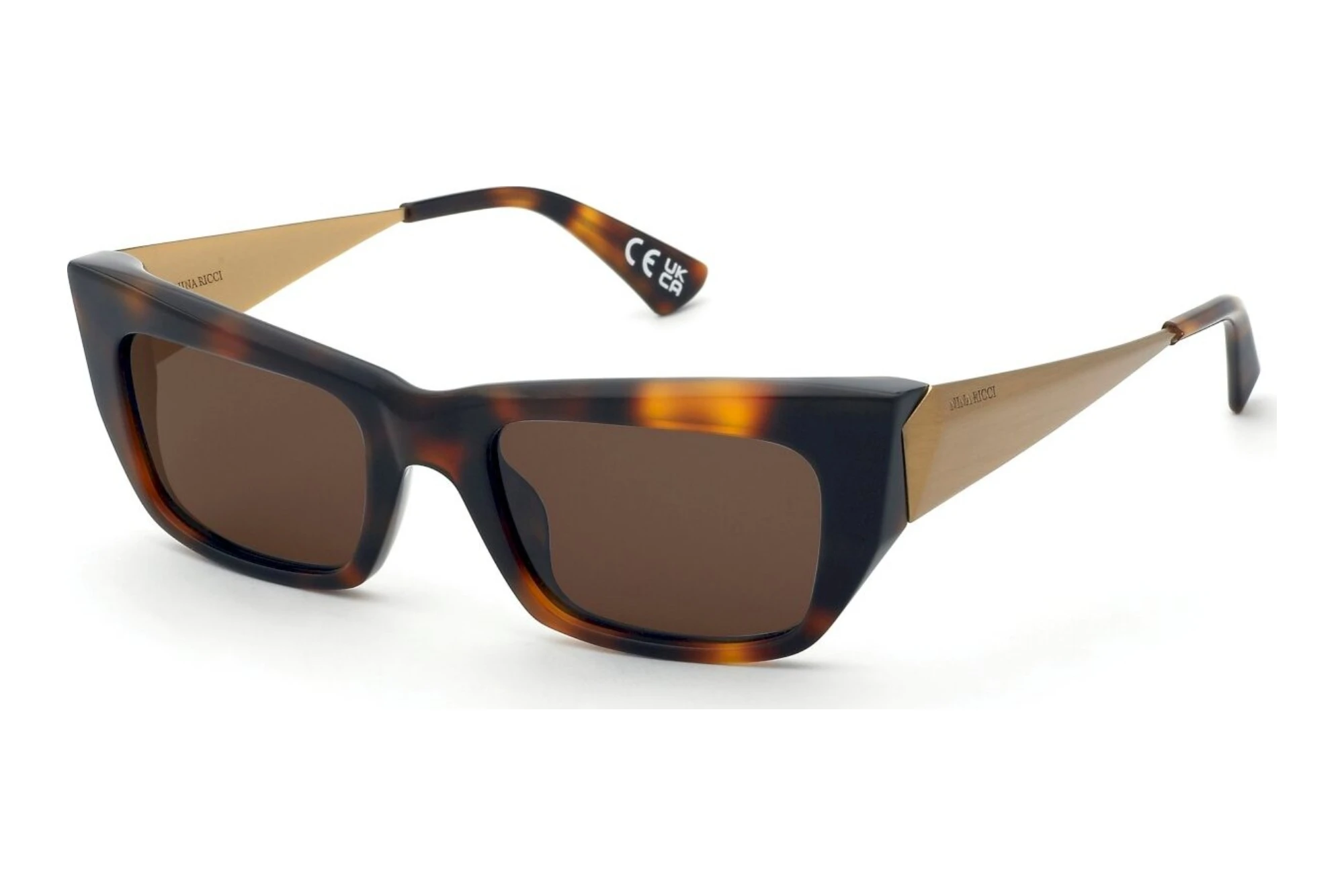 Nina Ricci   SNR486 0752 BROWNSHINY DARK HAVANA